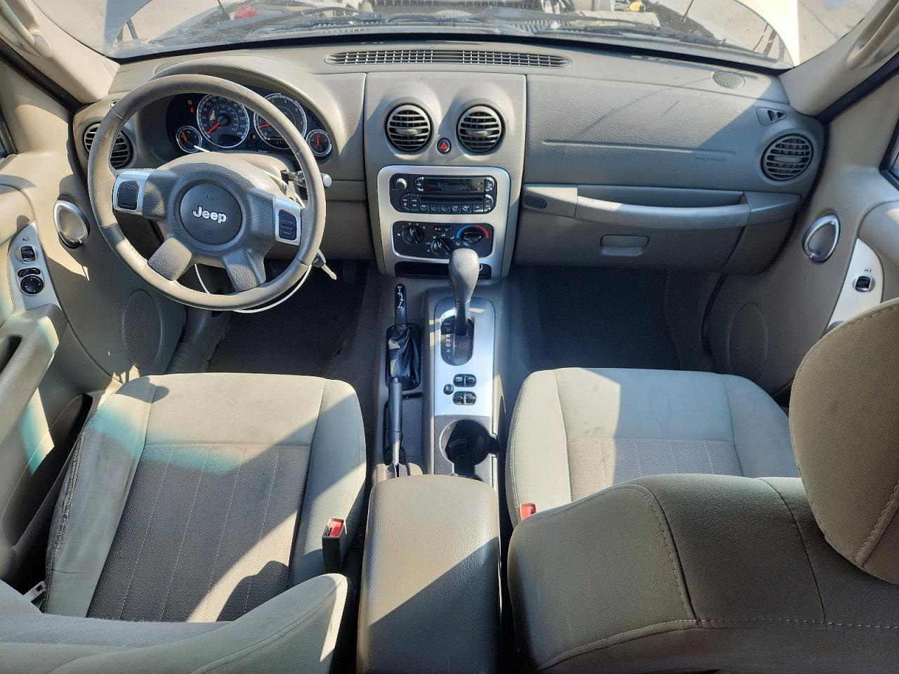 2007 Jeep Liberty Limited Beige vin: 1J4GL58K77W669893