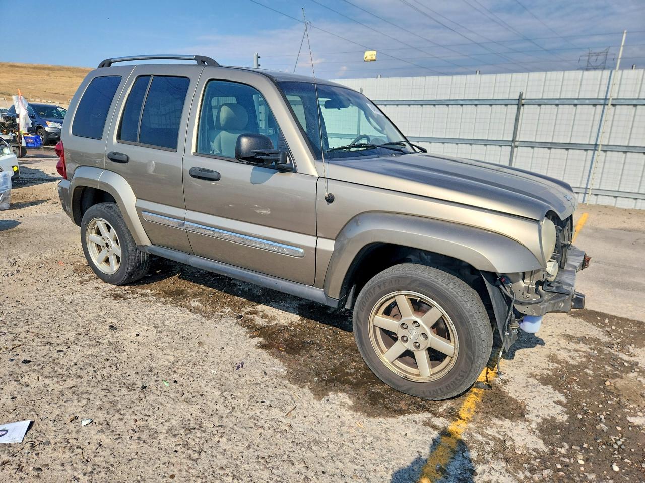 2007 Jeep Liberty Limited Beige vin: 1J4GL58K77W669893