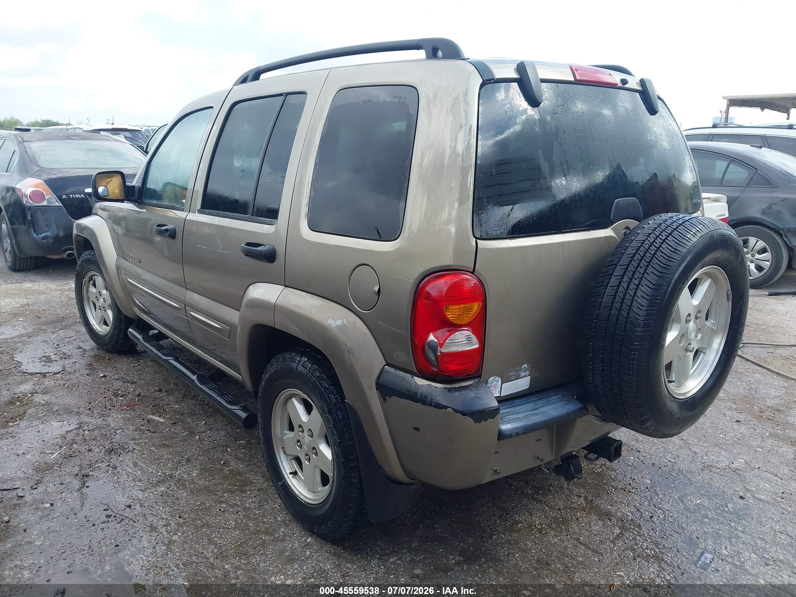 2003 Jeep Liberty Limited Edition Silver vin: 1J4GL58K83W723616