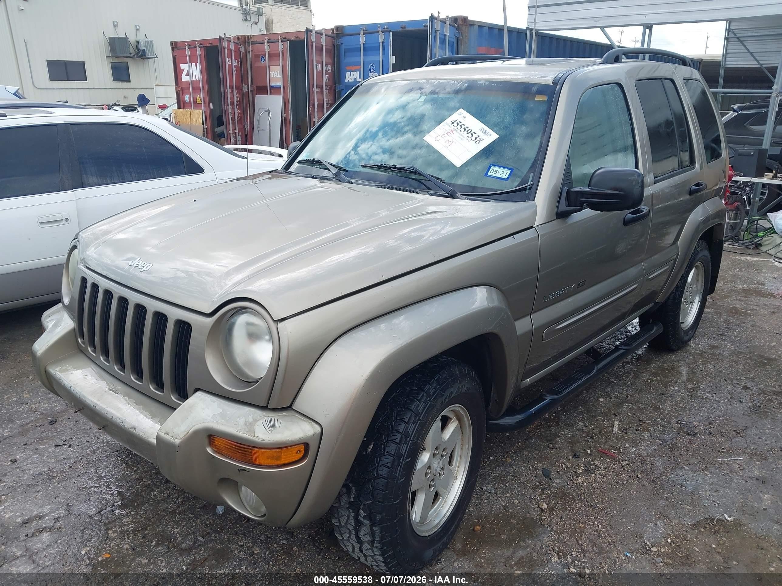 2003 Jeep Liberty Limited Edition Silver vin: 1J4GL58K83W723616