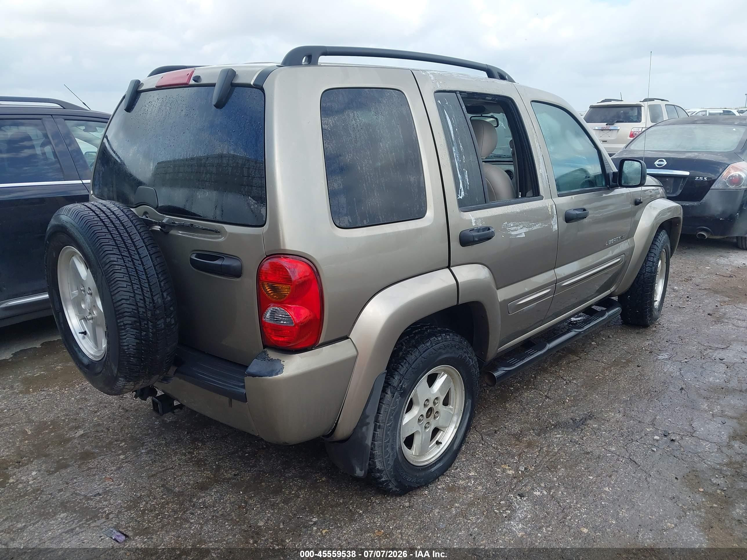2003 Jeep Liberty Limited Edition Silver vin: 1J4GL58K83W723616