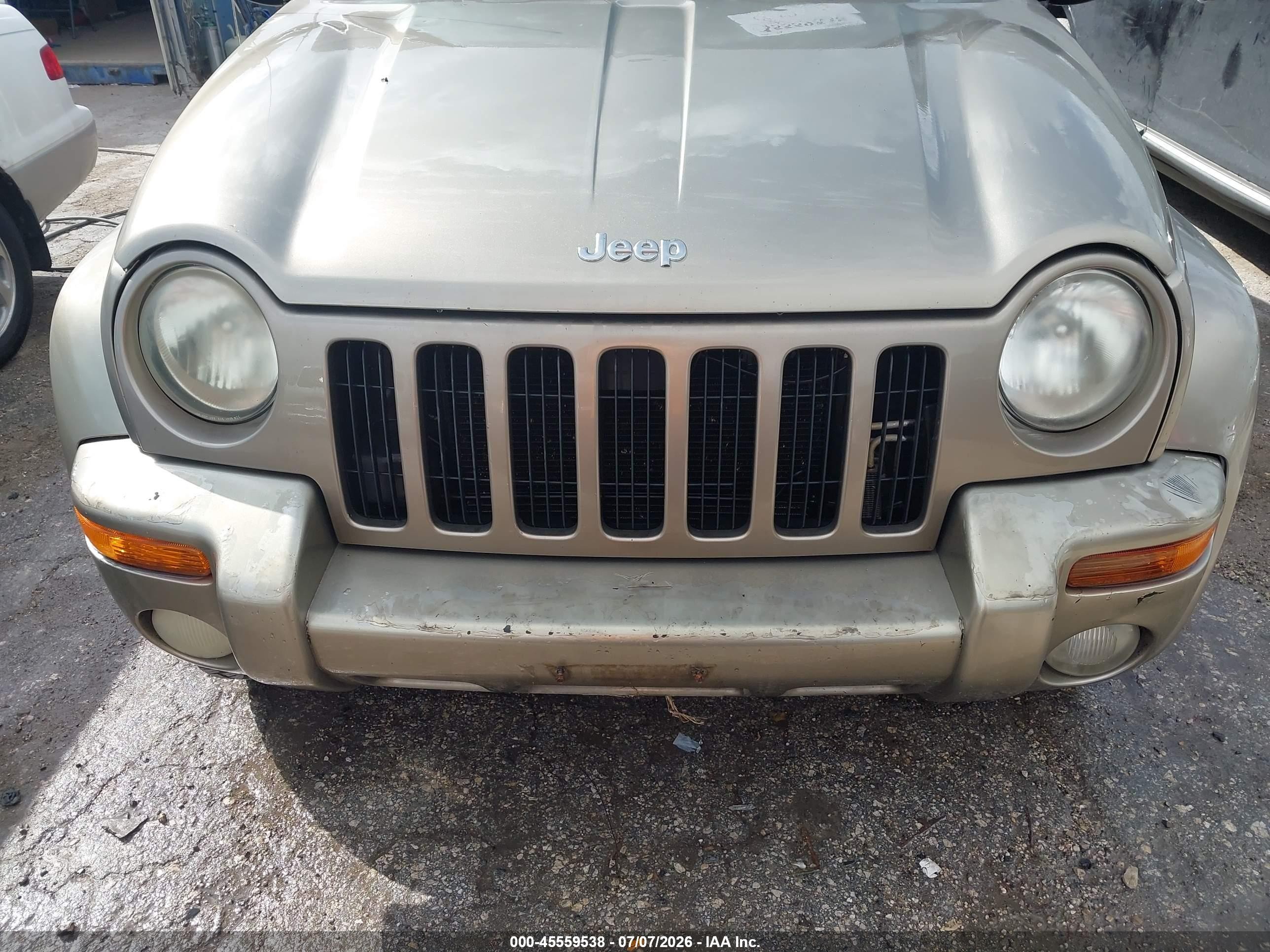 2003 Jeep Liberty Limited Edition Silver vin: 1J4GL58K83W723616