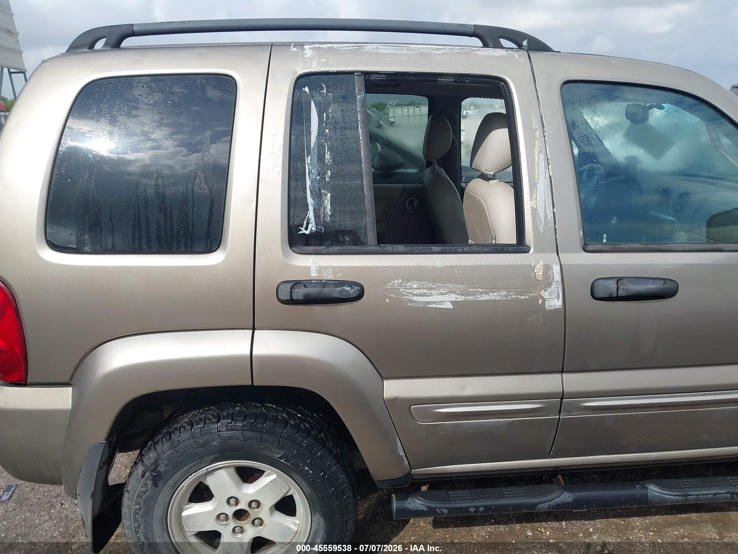2003 Jeep Liberty Limited Edition Silver vin: 1J4GL58K83W723616