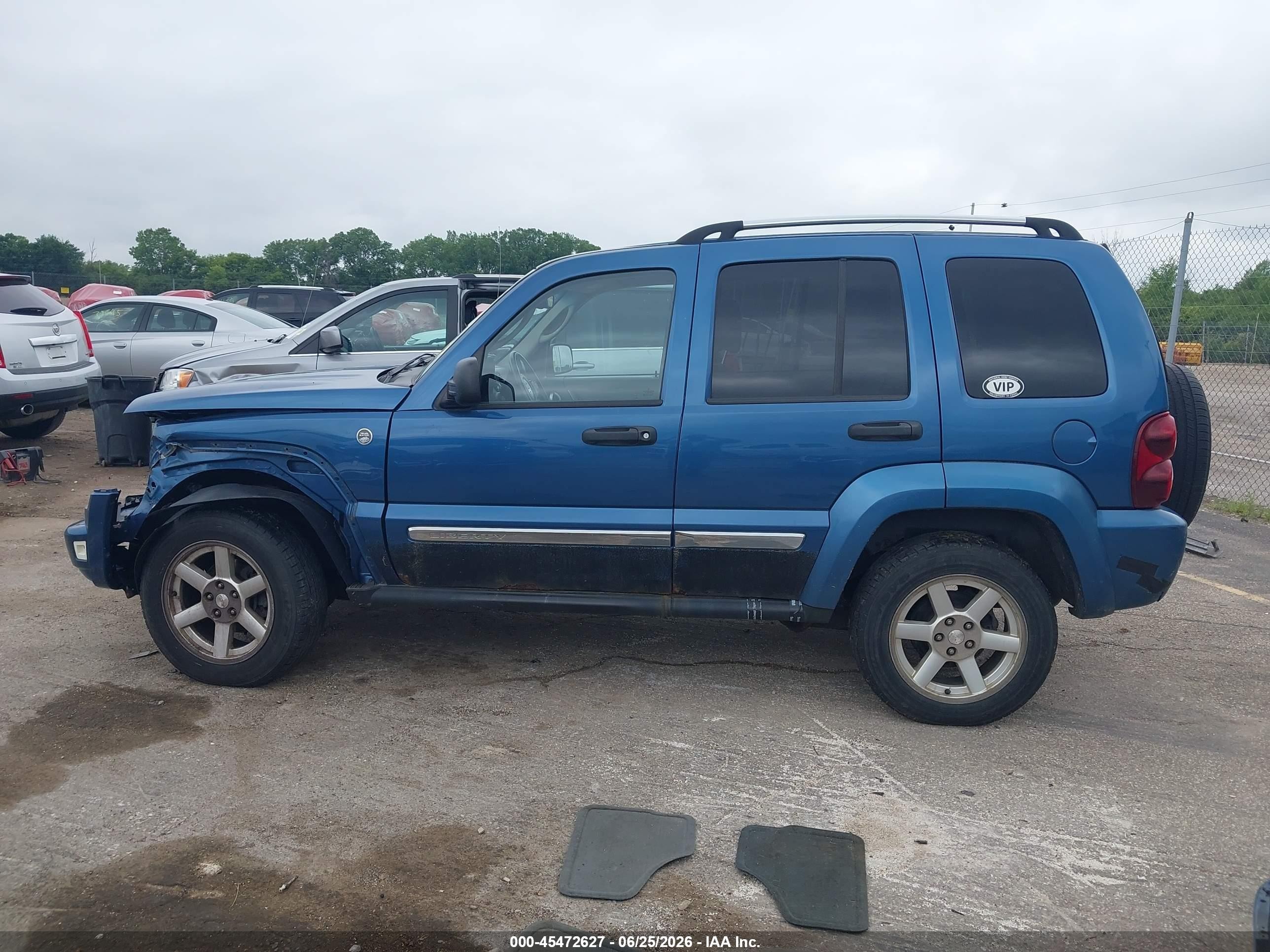 2006 Jeep Liberty Limited Edition Blue vin: 1J4GL58K86W141133