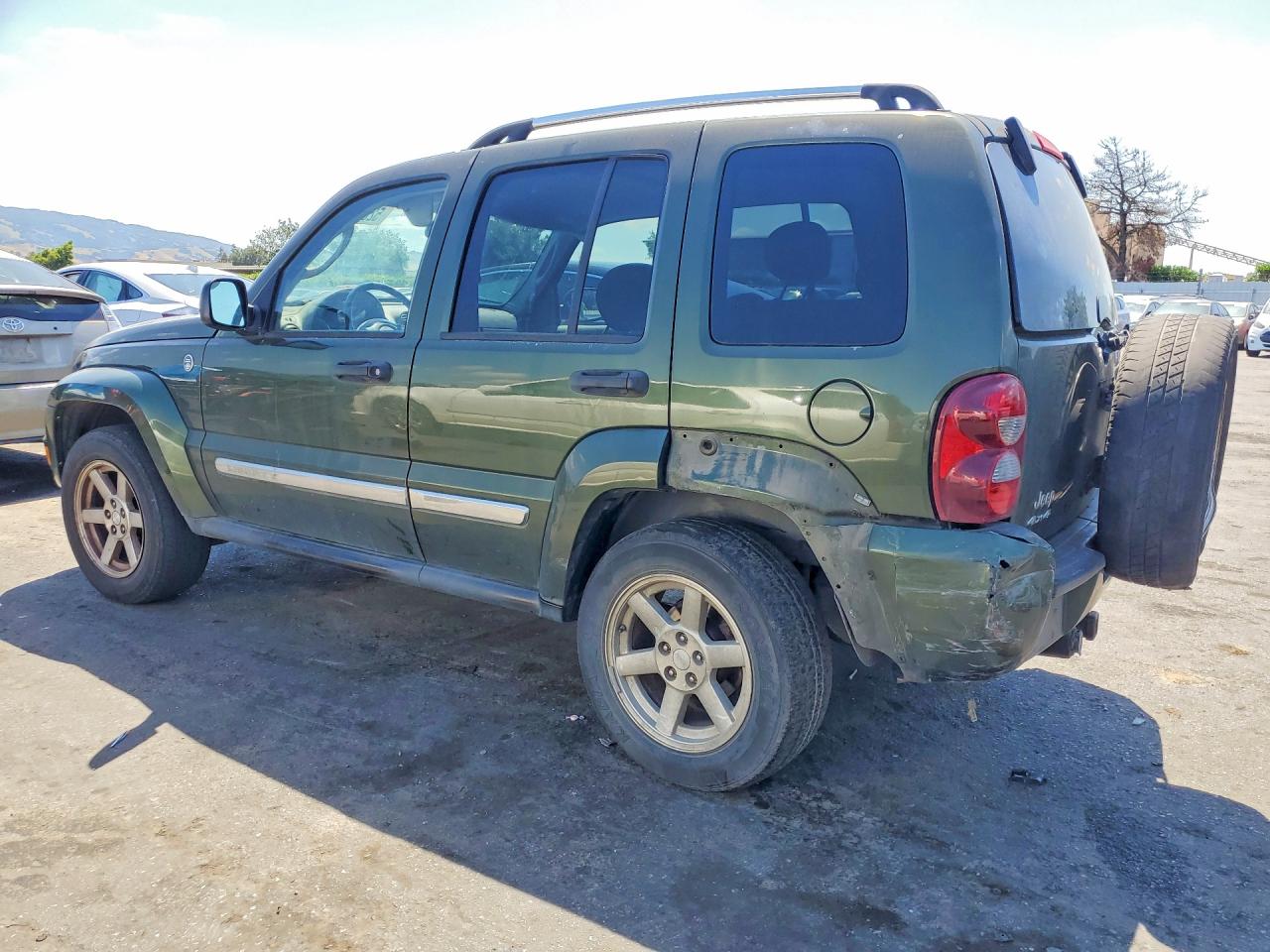 2007 Jeep Liberty Limited Green vin: 1J4GL58K87W563629