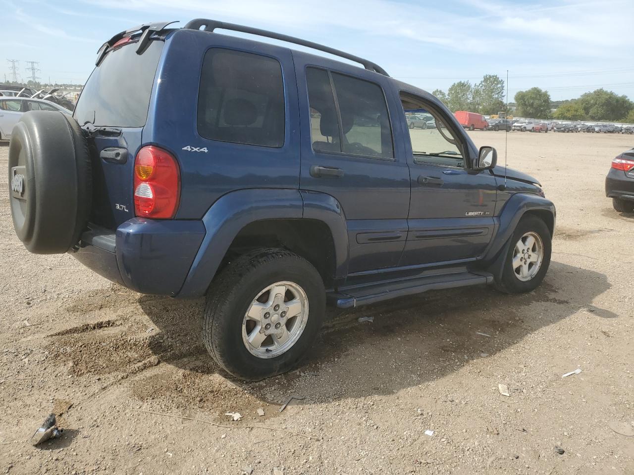2002 Jeep Liberty Limited Blue vin: 1J4GL58K92W114582