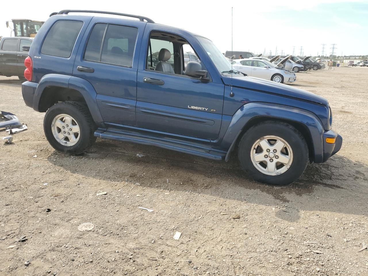 2002 Jeep Liberty Limited Blue vin: 1J4GL58K92W114582