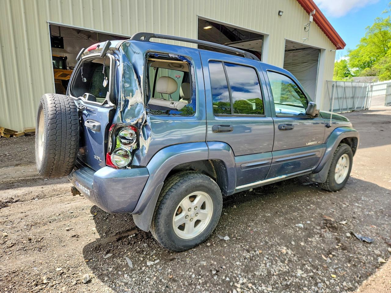 2002 Jeep Liberty Limited Blue vin: 1J4GL58K92W213175