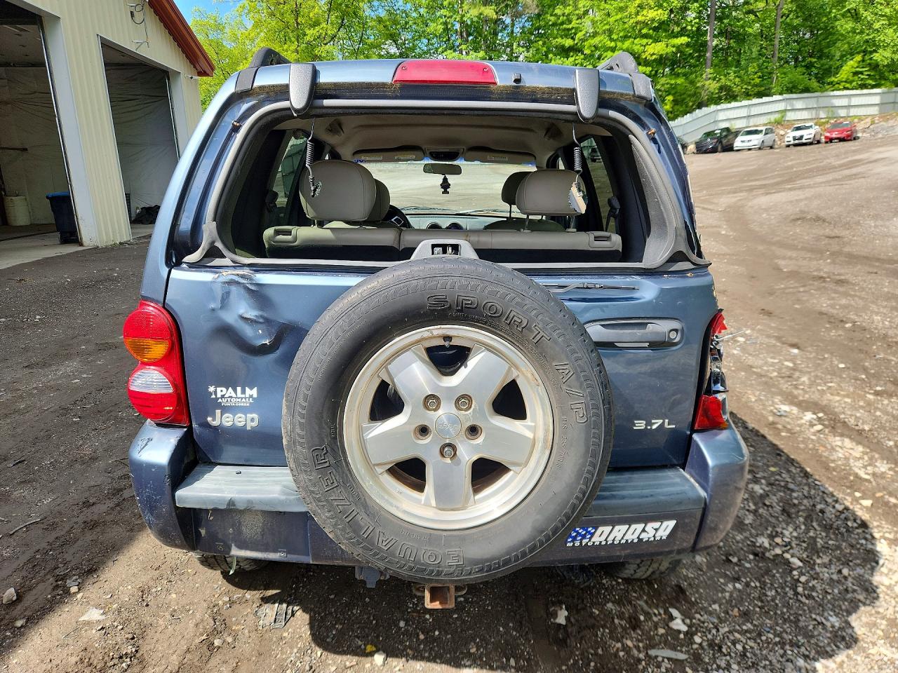 2002 Jeep Liberty Limited Blue vin: 1J4GL58K92W213175