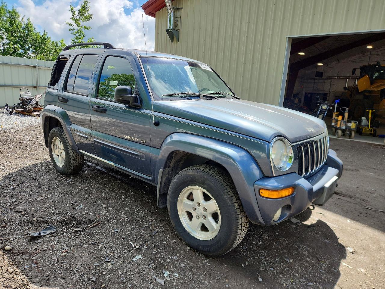2002 Jeep Liberty Limited Blue vin: 1J4GL58K92W213175