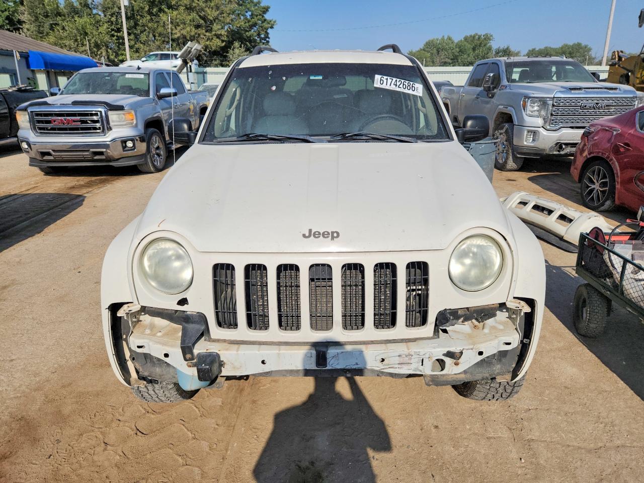 2003 Jeep Liberty Limited White vin: 1J4GL58K93W534506