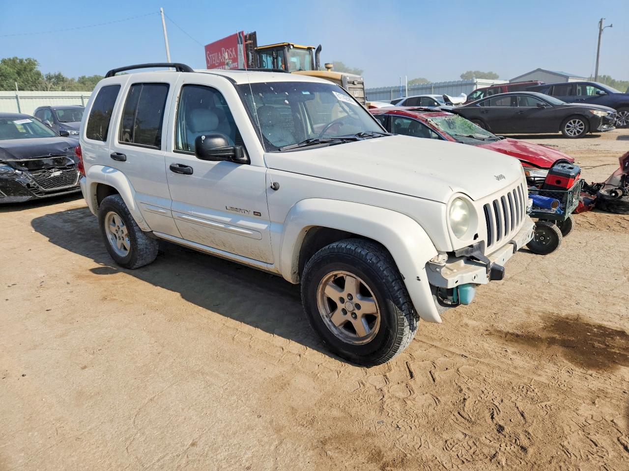 2003 Jeep Liberty Limited White vin: 1J4GL58K93W534506