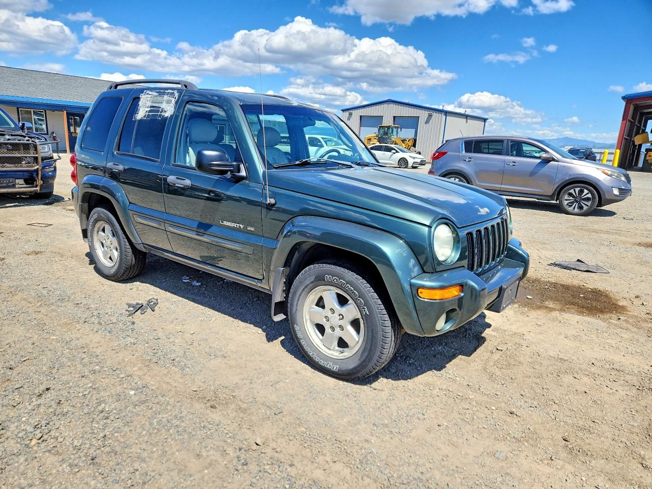 2003 Jeep Liberty Limited Green vin: 1J4GL58K93W558479