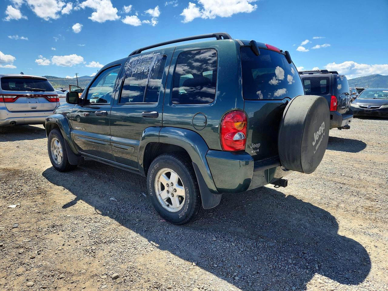 2003 Jeep Liberty Limited Green vin: 1J4GL58K93W558479