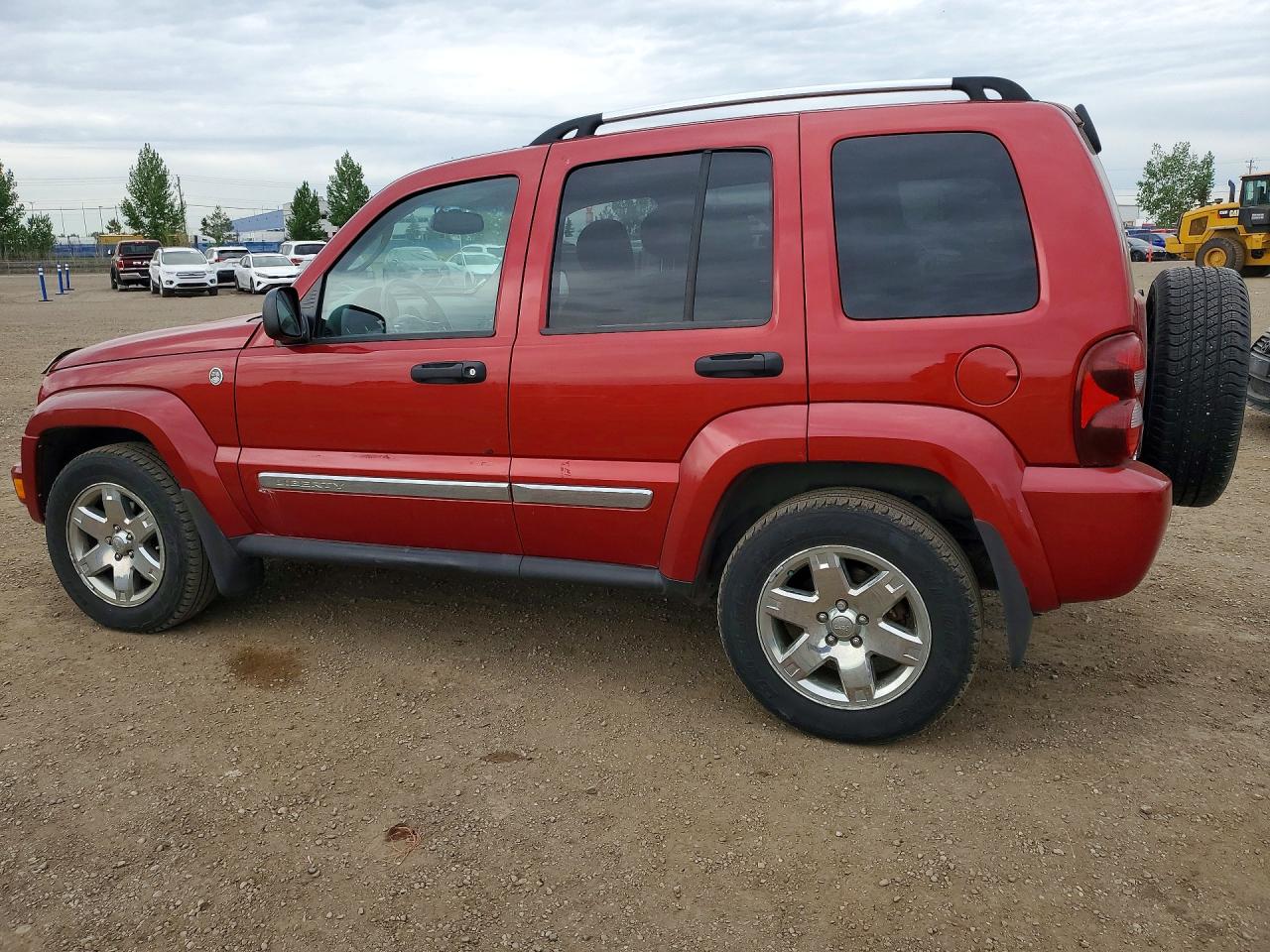 2007 Jeep Liberty Limited Red vin: 1J4GL58K97W547648