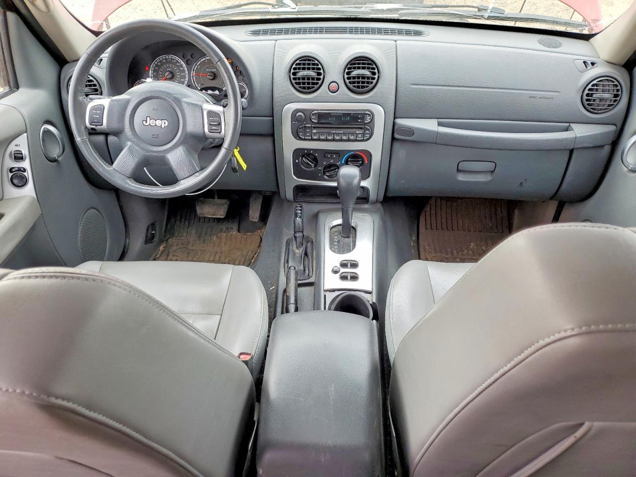 2007 Jeep Liberty Limited Red vin: 1J4GL58K97W547648