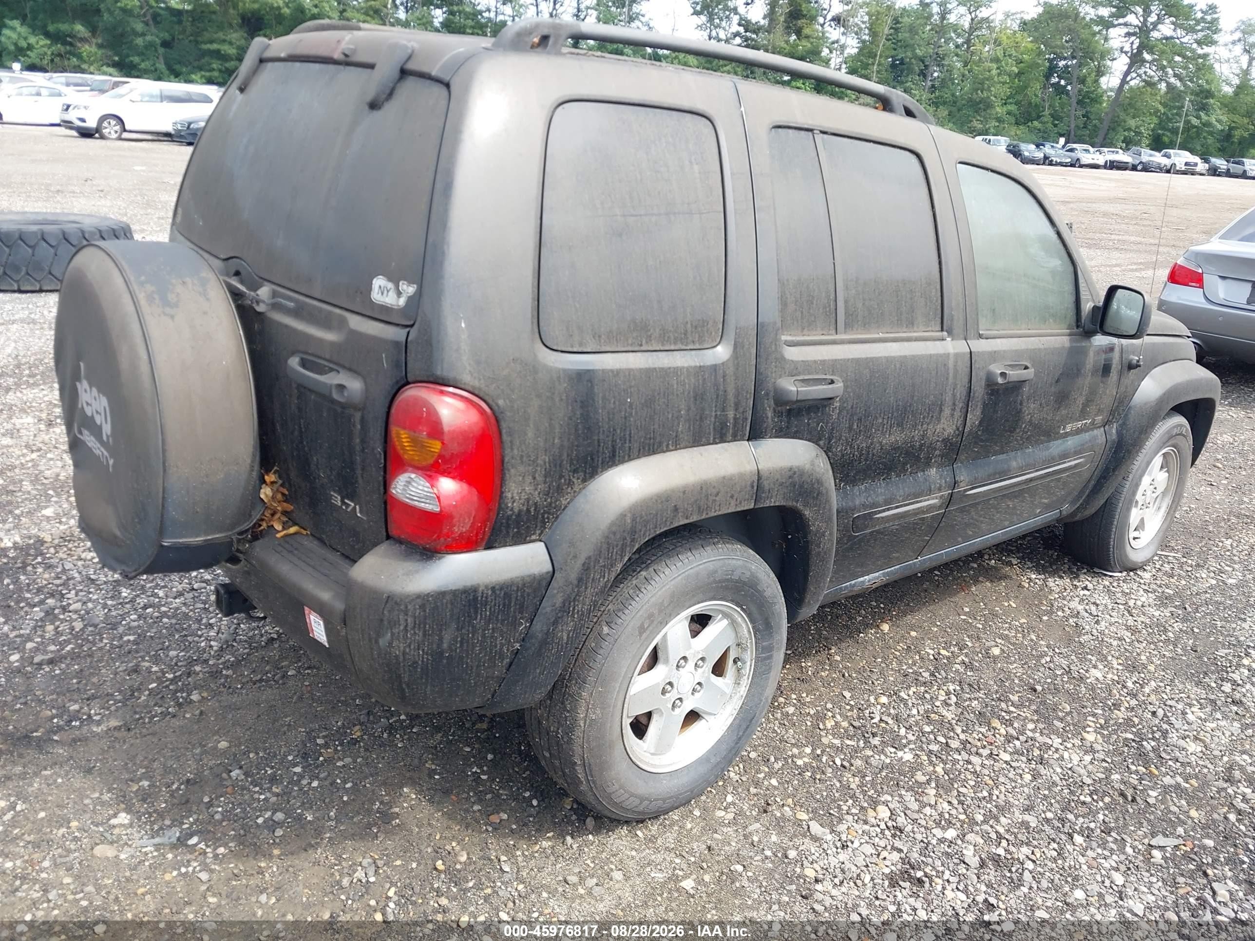 2002 Jeep Liberty Limited Edition Black vin: 1J4GL58KX2W368138