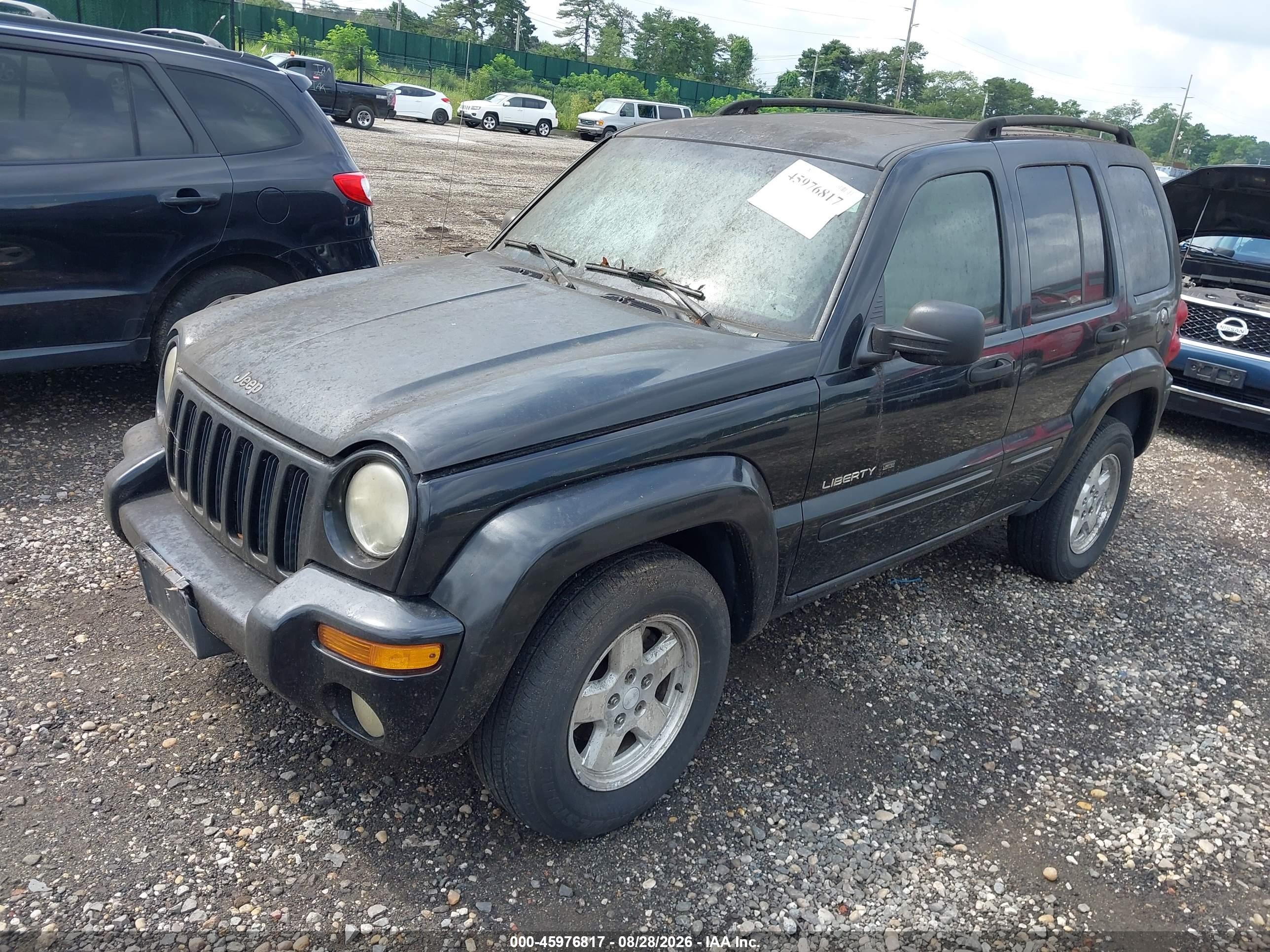 2002 Jeep Liberty Limited Edition Black vin: 1J4GL58KX2W368138