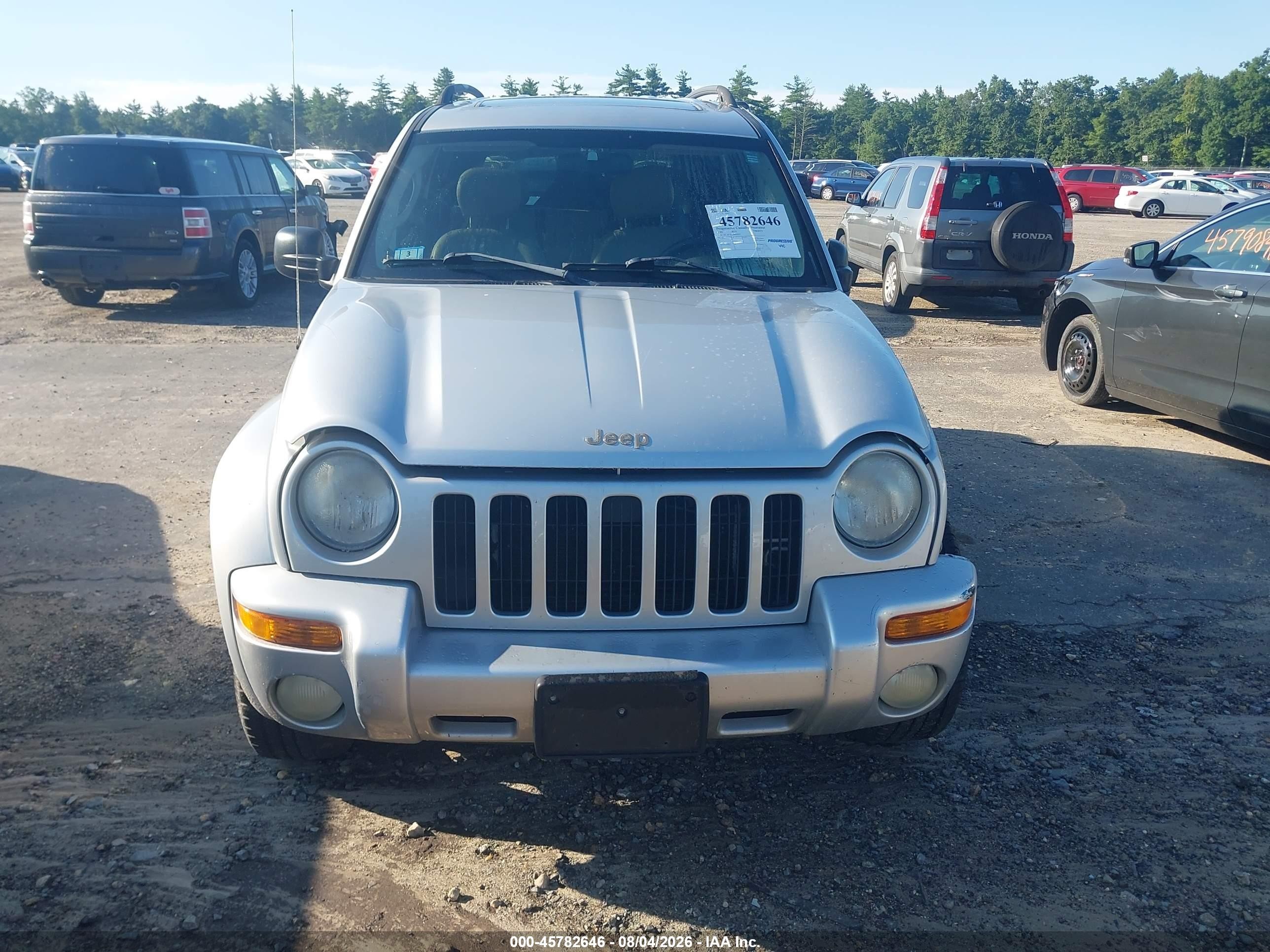 2003 Jeep Liberty Limited Edition Silver vin: 1J4GL58KX3W665833
