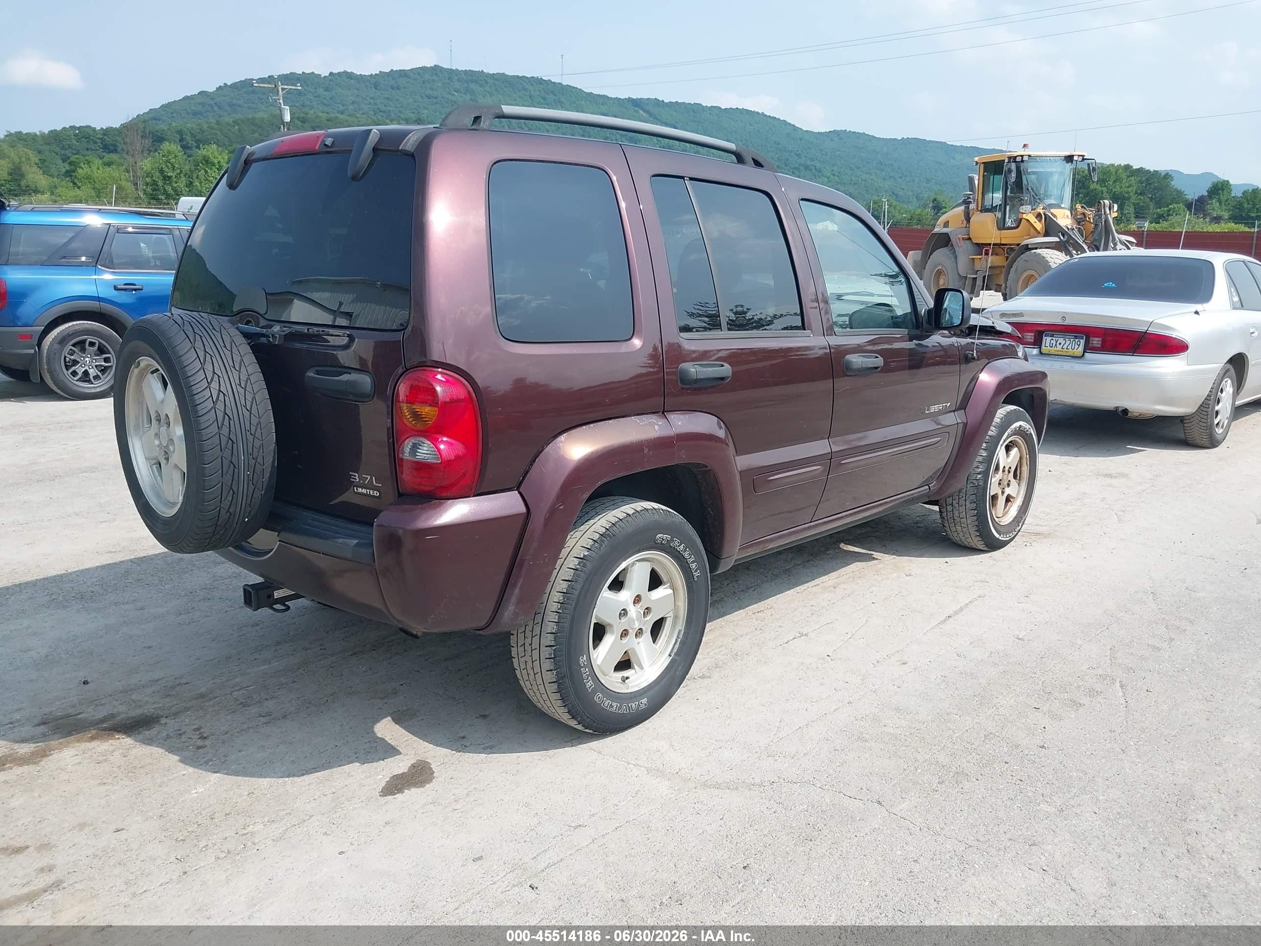 2004 Jeep Liberty Limited Edition Purple vin: 1J4GL58KX4W212300