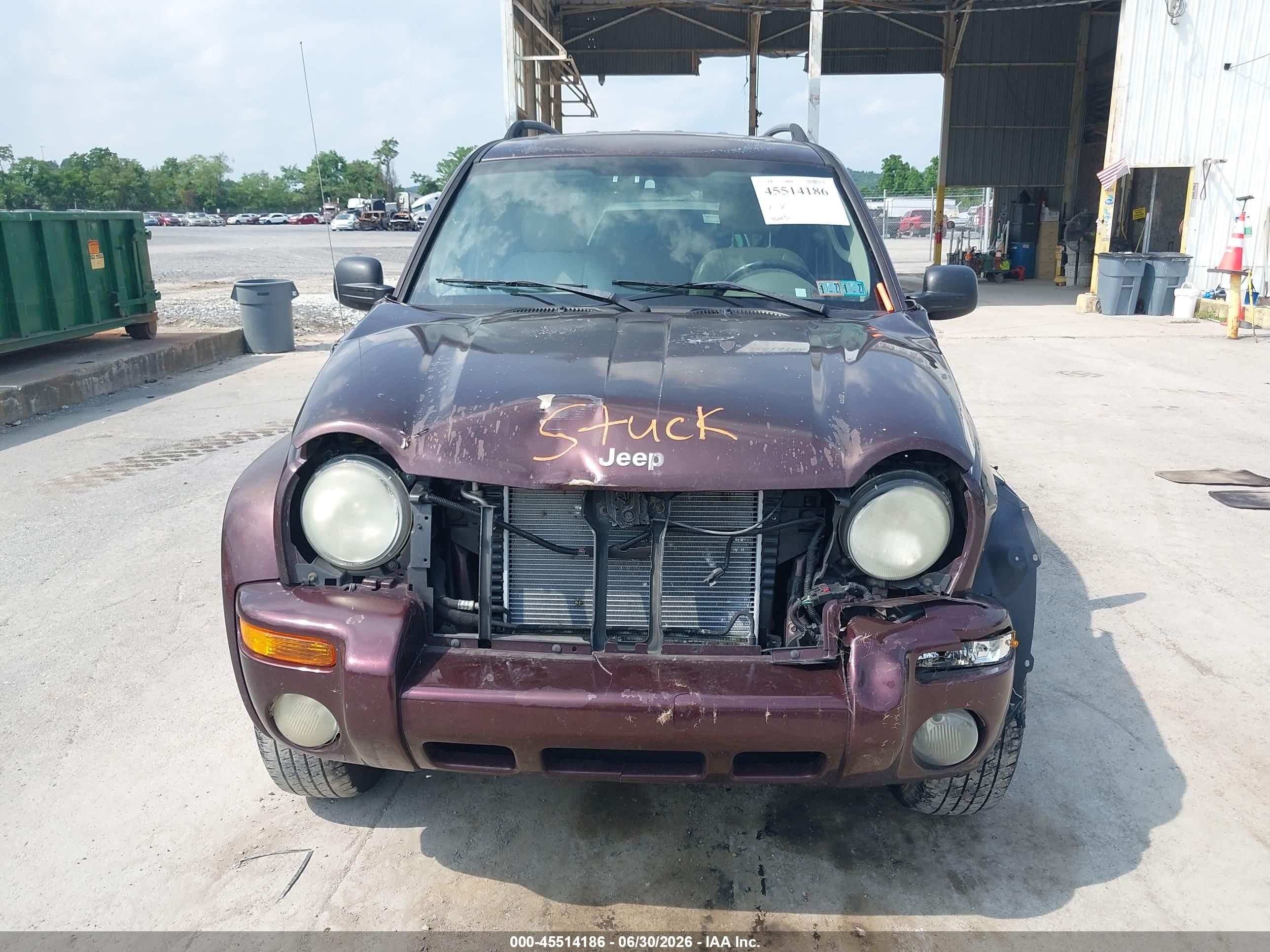 2004 Jeep Liberty Limited Edition Purple vin: 1J4GL58KX4W212300