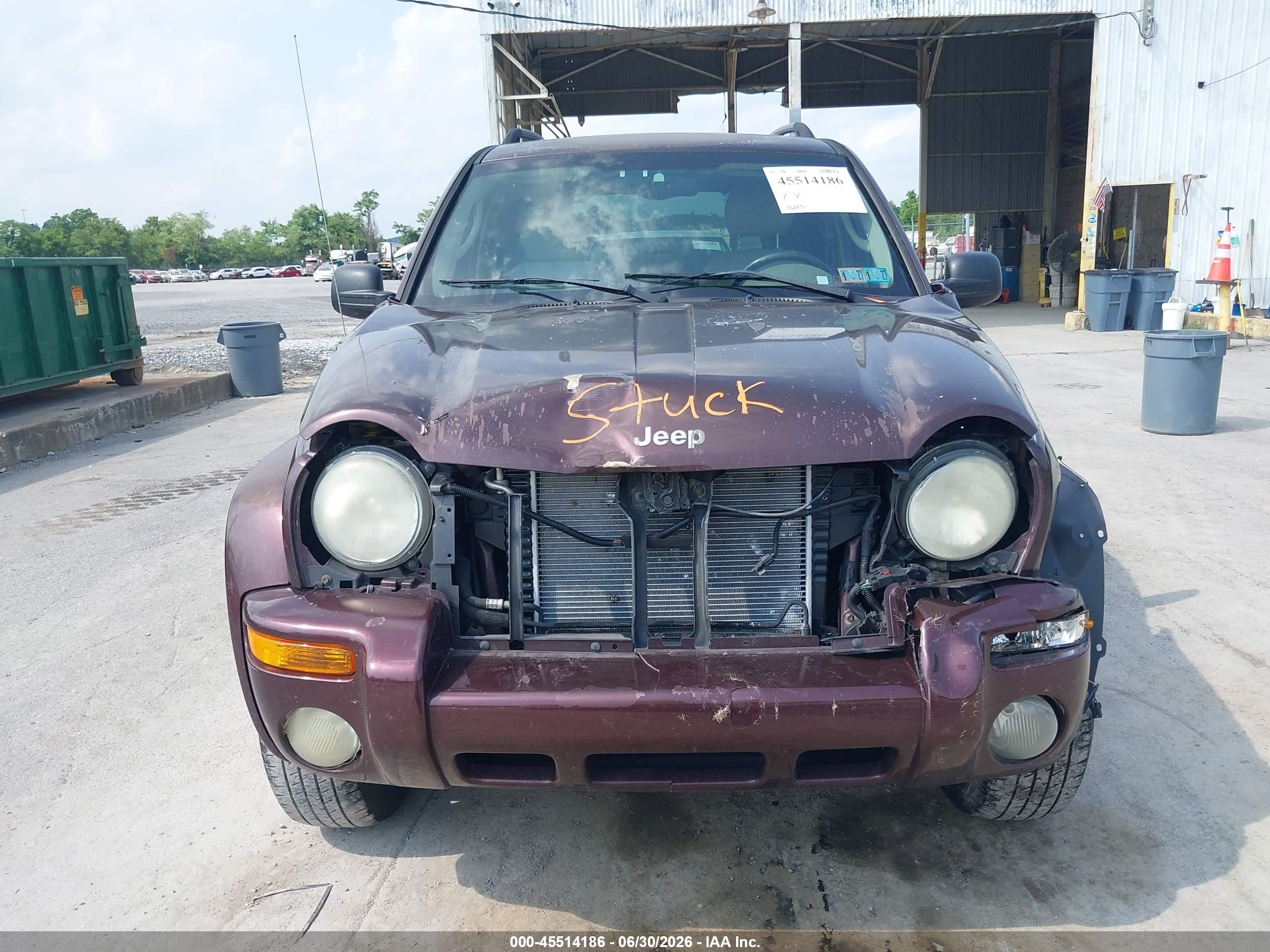 2004 Jeep Liberty Limited Edition Purple vin: 1J4GL58KX4W212300