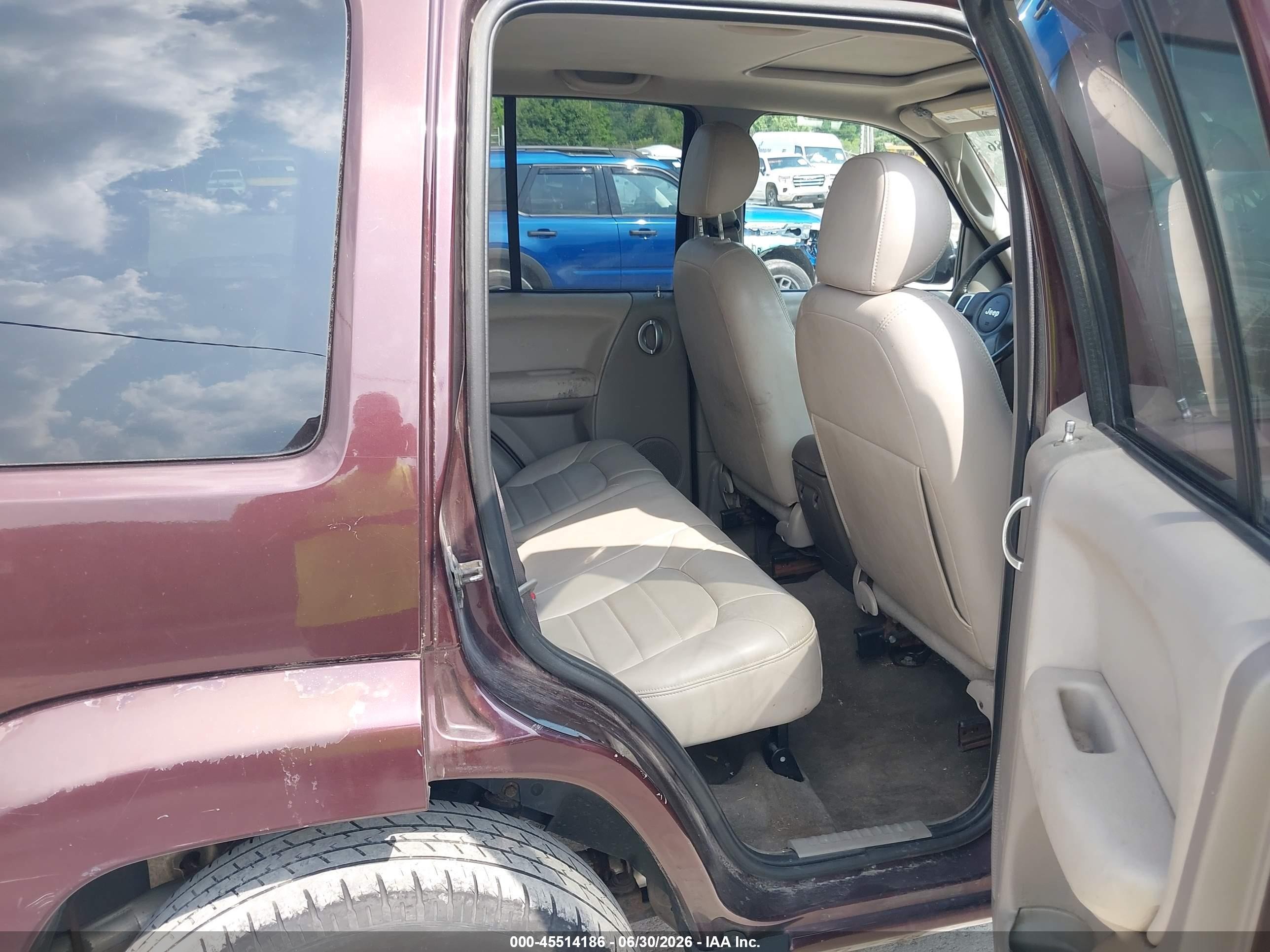 2004 Jeep Liberty Limited Edition Purple vin: 1J4GL58KX4W212300