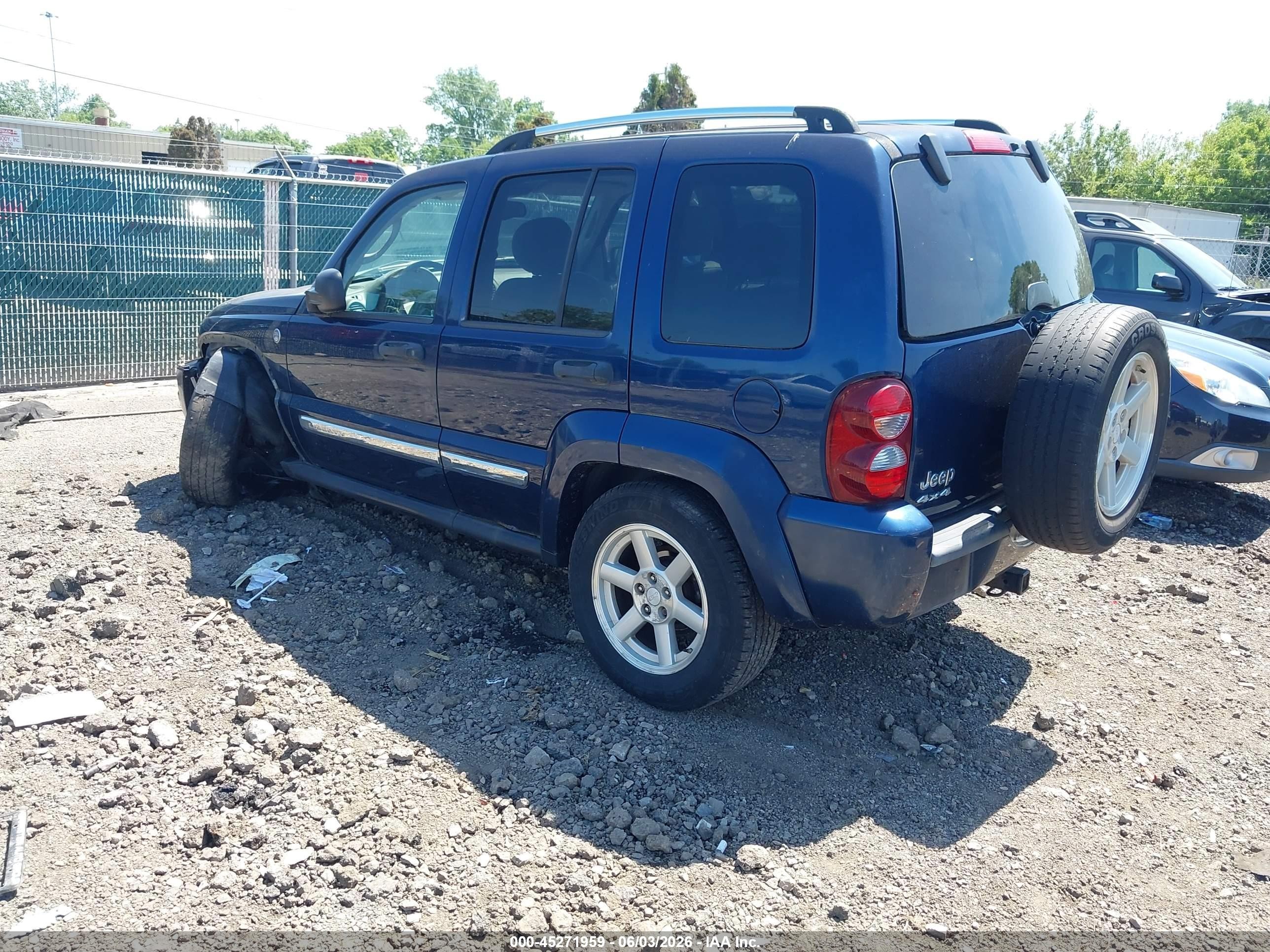 2005 Jeep Liberty Limited Edition Blue vin: 1J4GL58KX5W540821