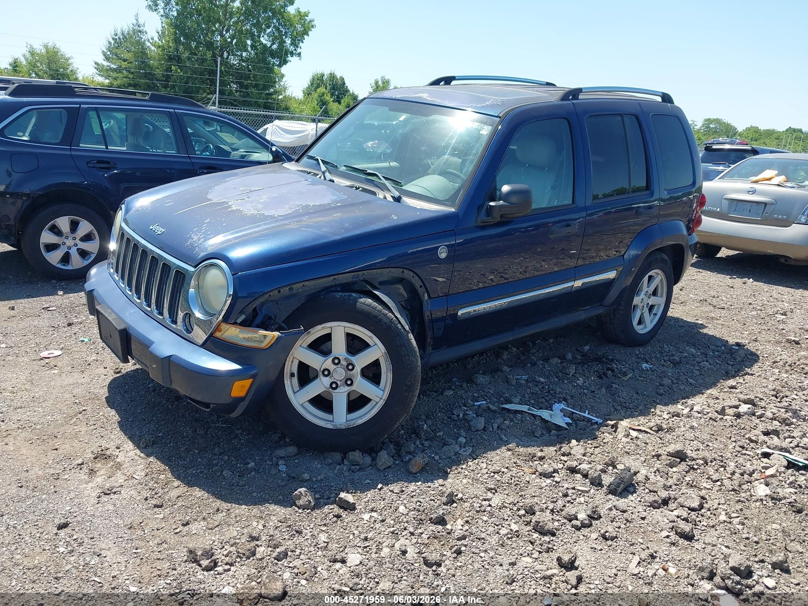 2005 Jeep Liberty Limited Edition Blue vin: 1J4GL58KX5W540821