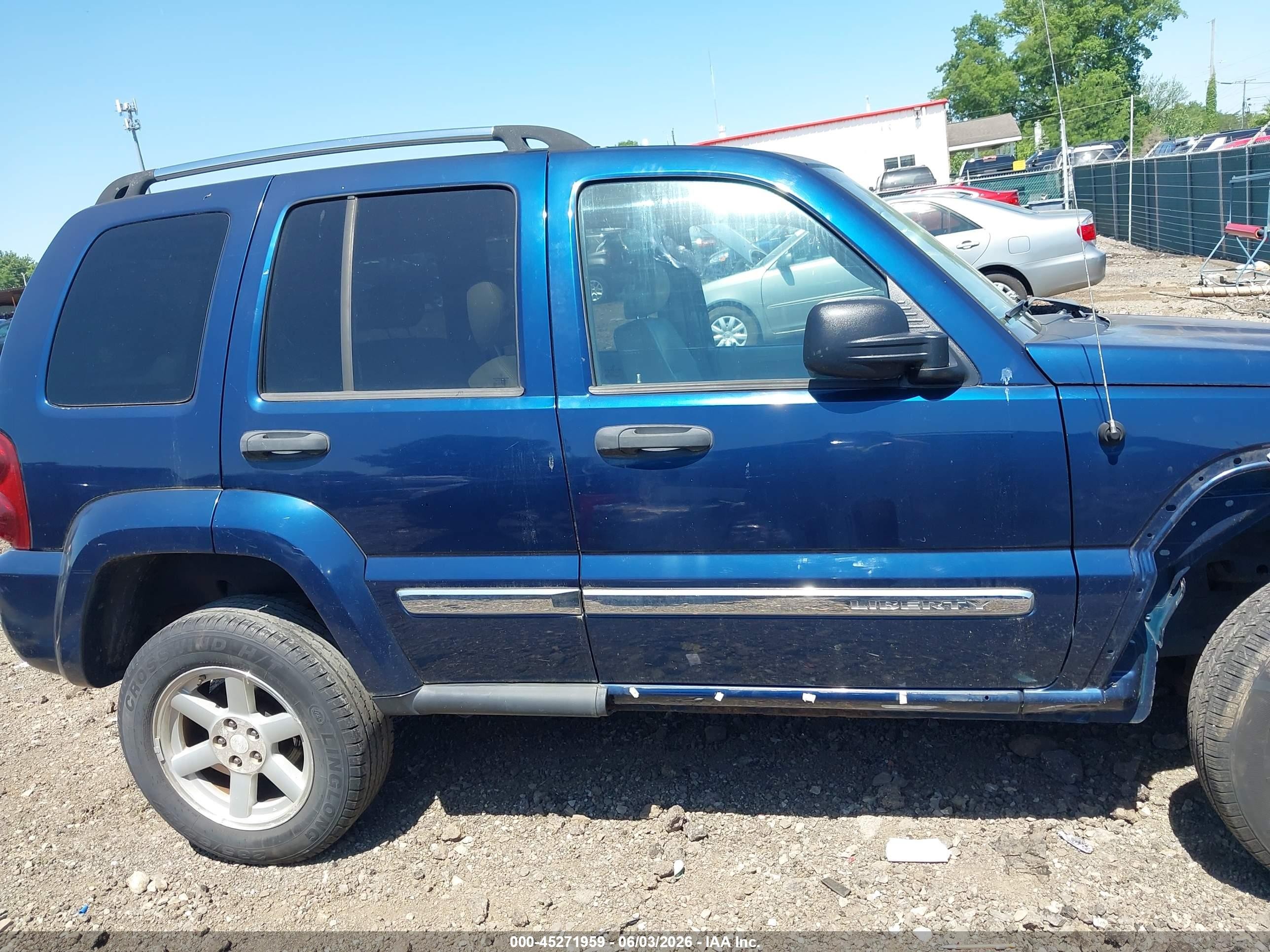 2005 Jeep Liberty Limited Edition Blue vin: 1J4GL58KX5W540821