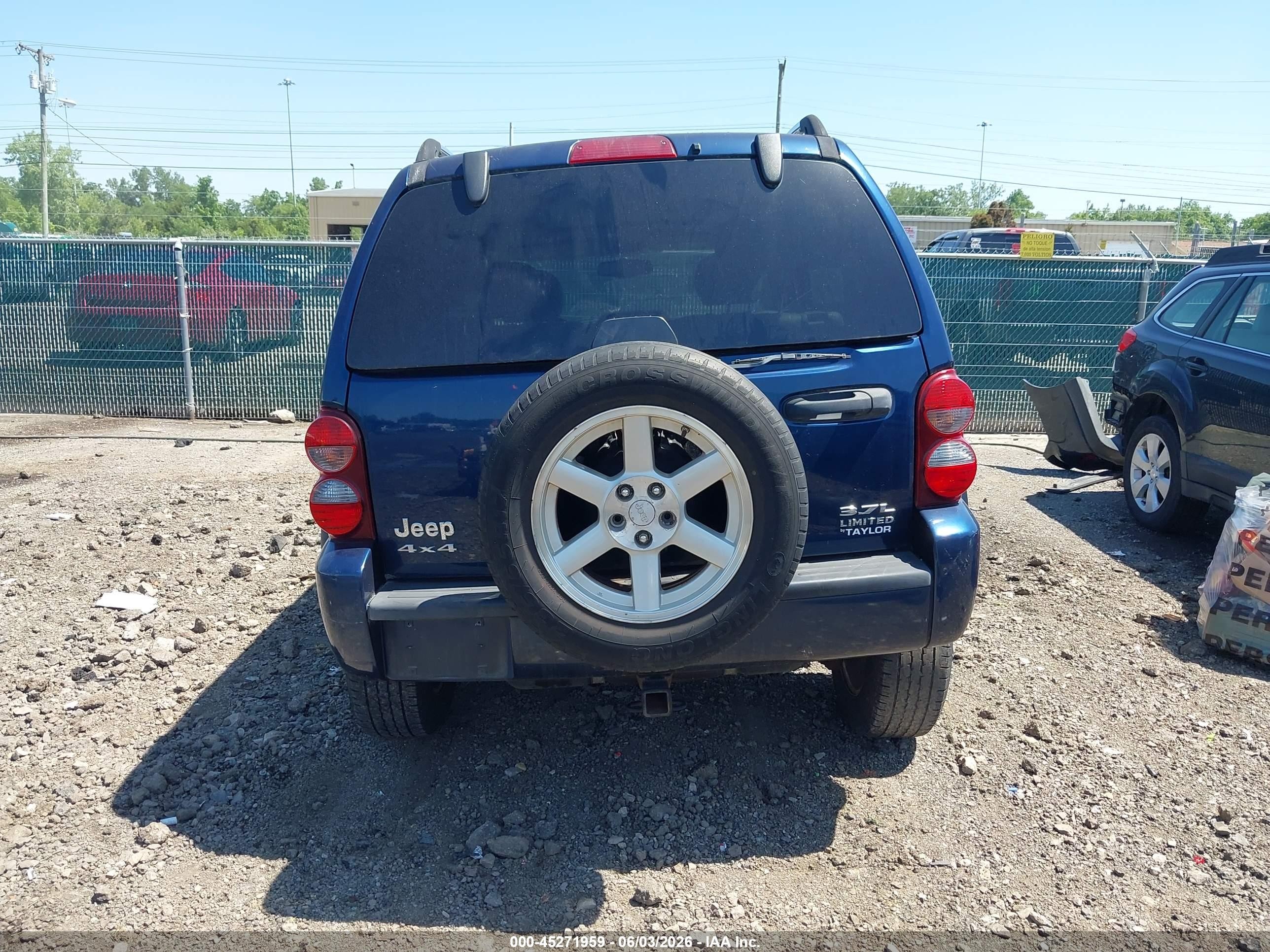 2005 Jeep Liberty Limited Edition Blue vin: 1J4GL58KX5W540821