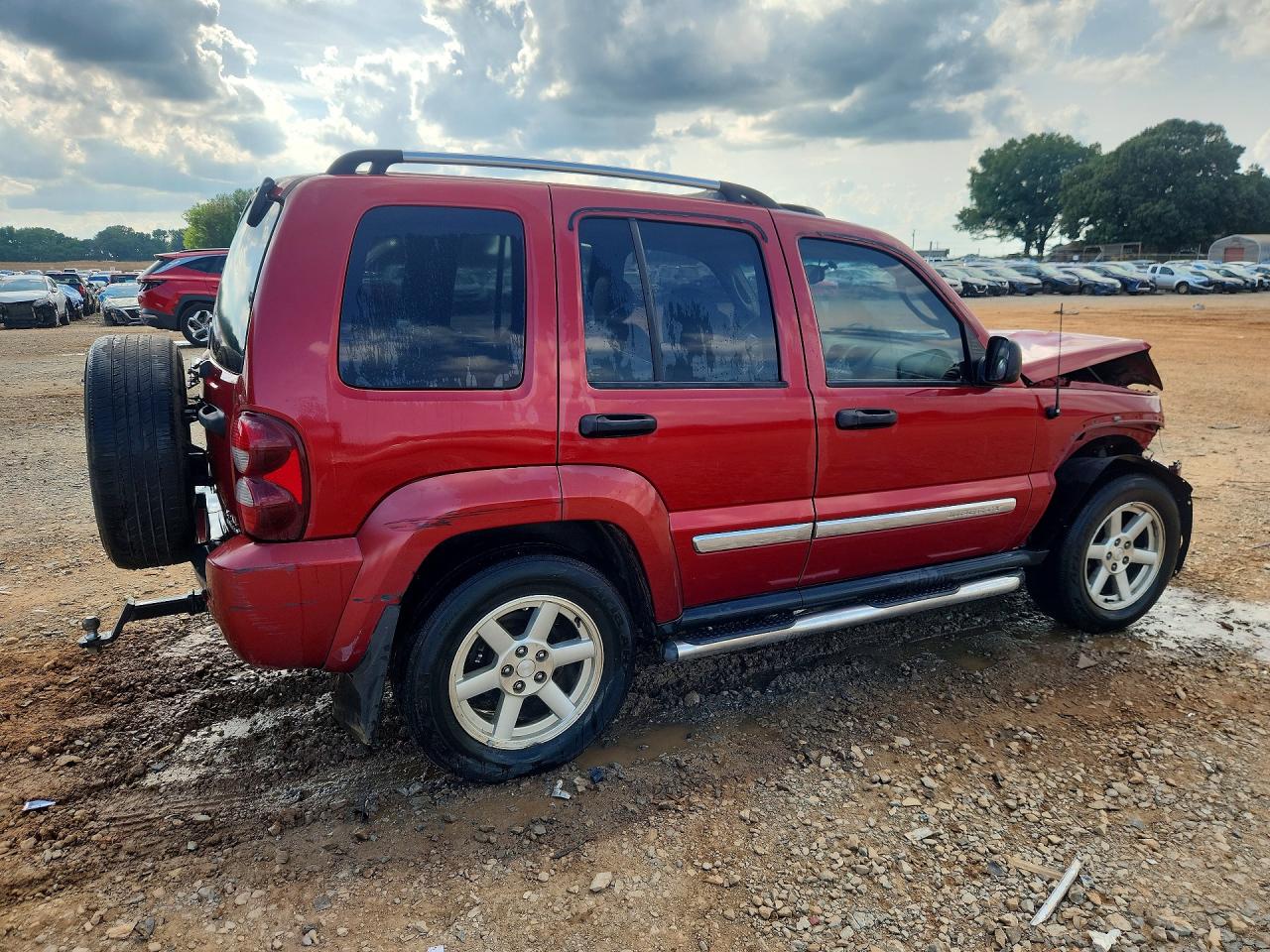 2005 Jeep Liberty Limited Red vin: 1J4GL58KX5W658917