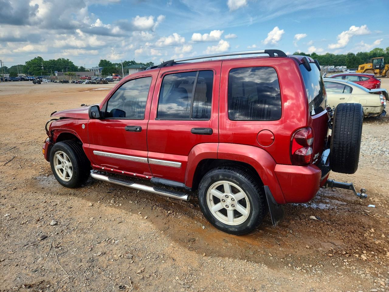 2005 Jeep Liberty Limited Red vin: 1J4GL58KX5W658917