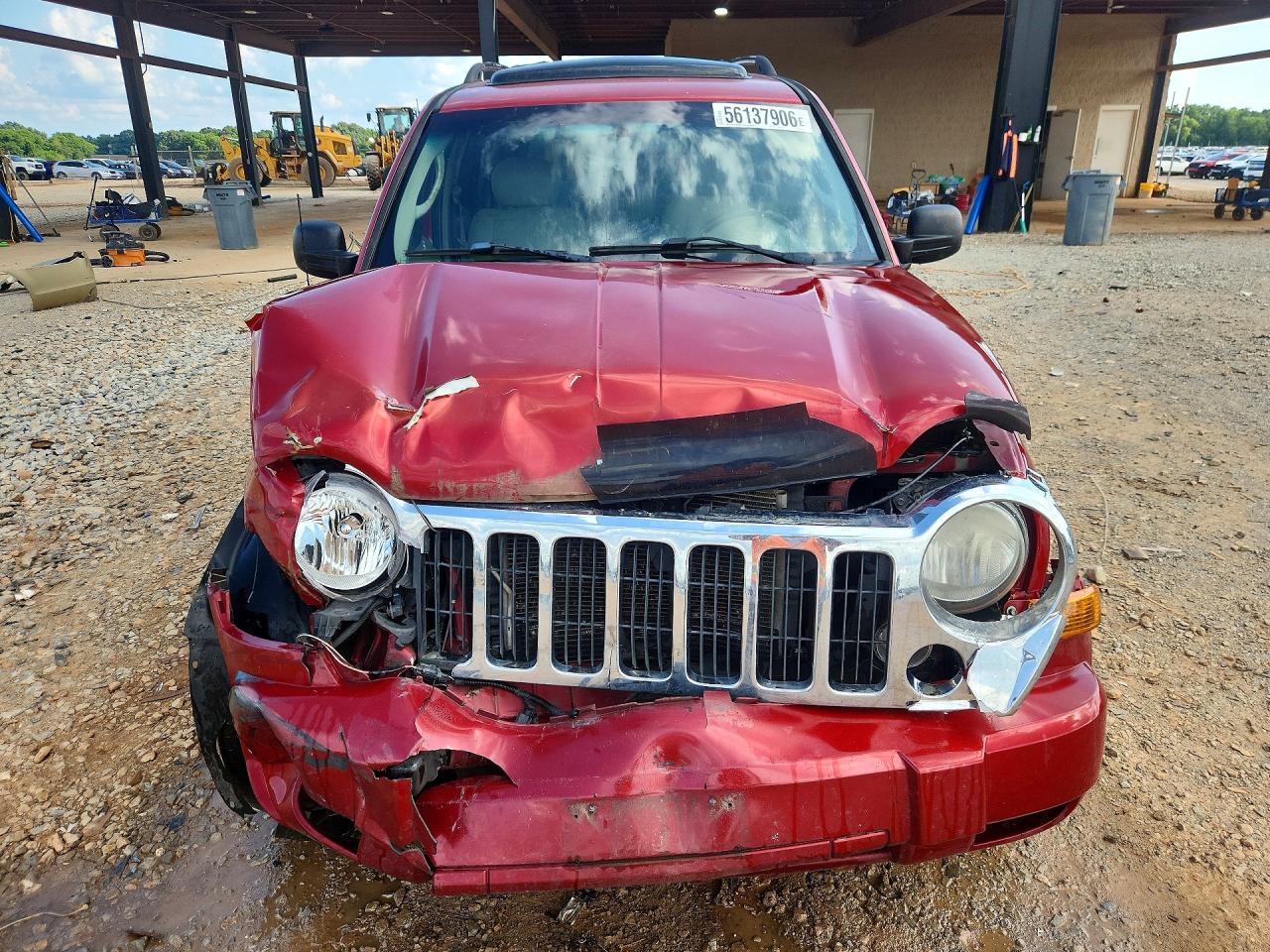2005 Jeep Liberty Limited Red vin: 1J4GL58KX5W658917