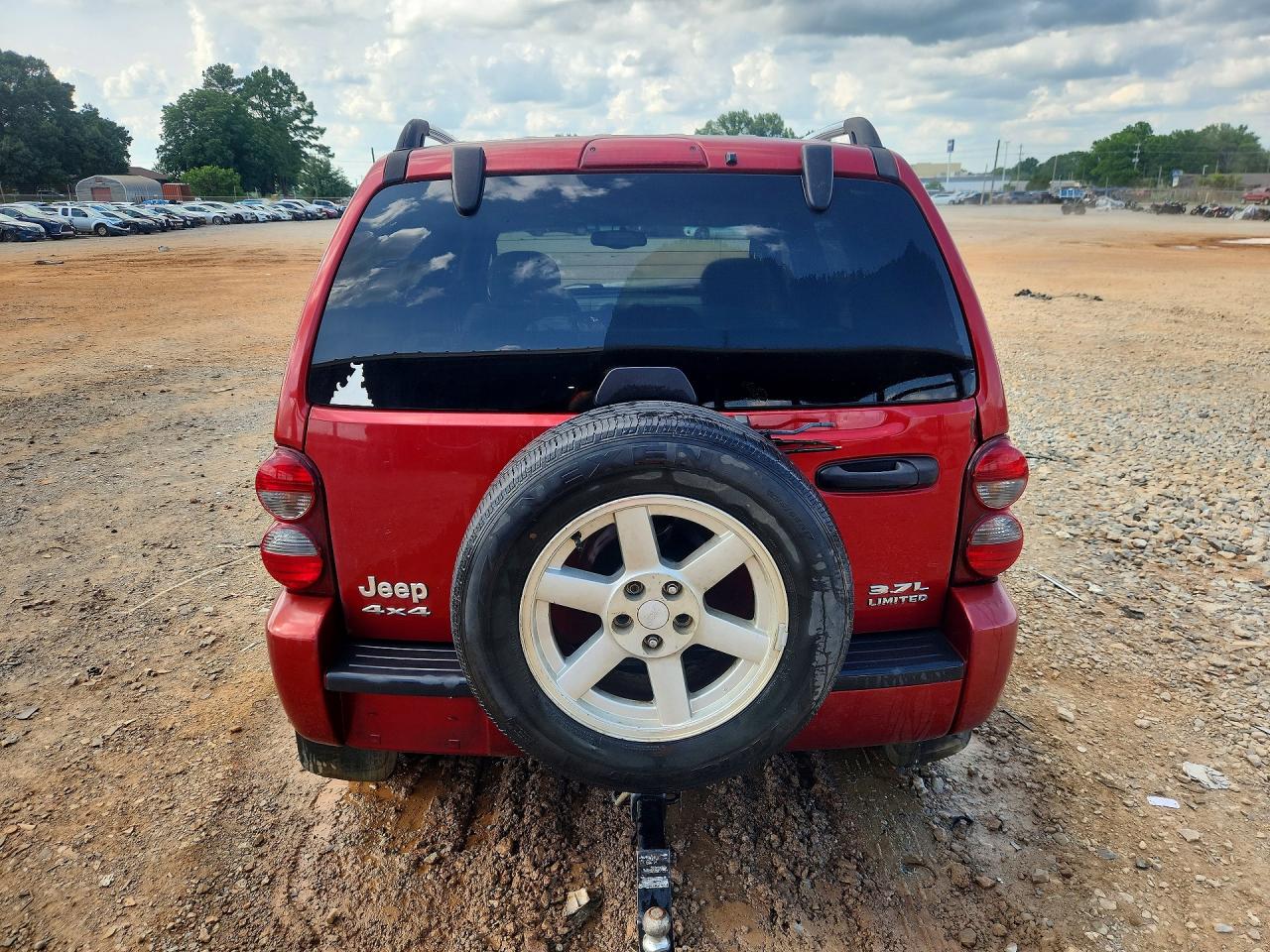 2005 Jeep Liberty Limited Red vin: 1J4GL58KX5W658917