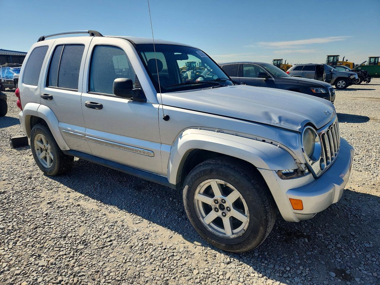 2005 Jeep Liberty Limited Silver vin: 1J4GL58KX5W695465