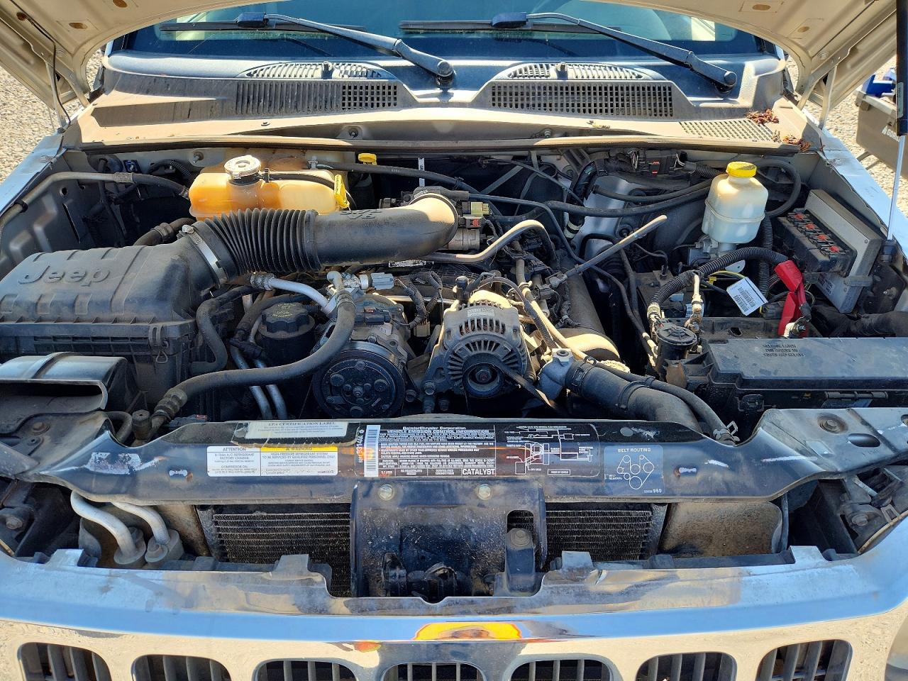 2005 Jeep Liberty Limited Silver vin: 1J4GL58KX5W695465