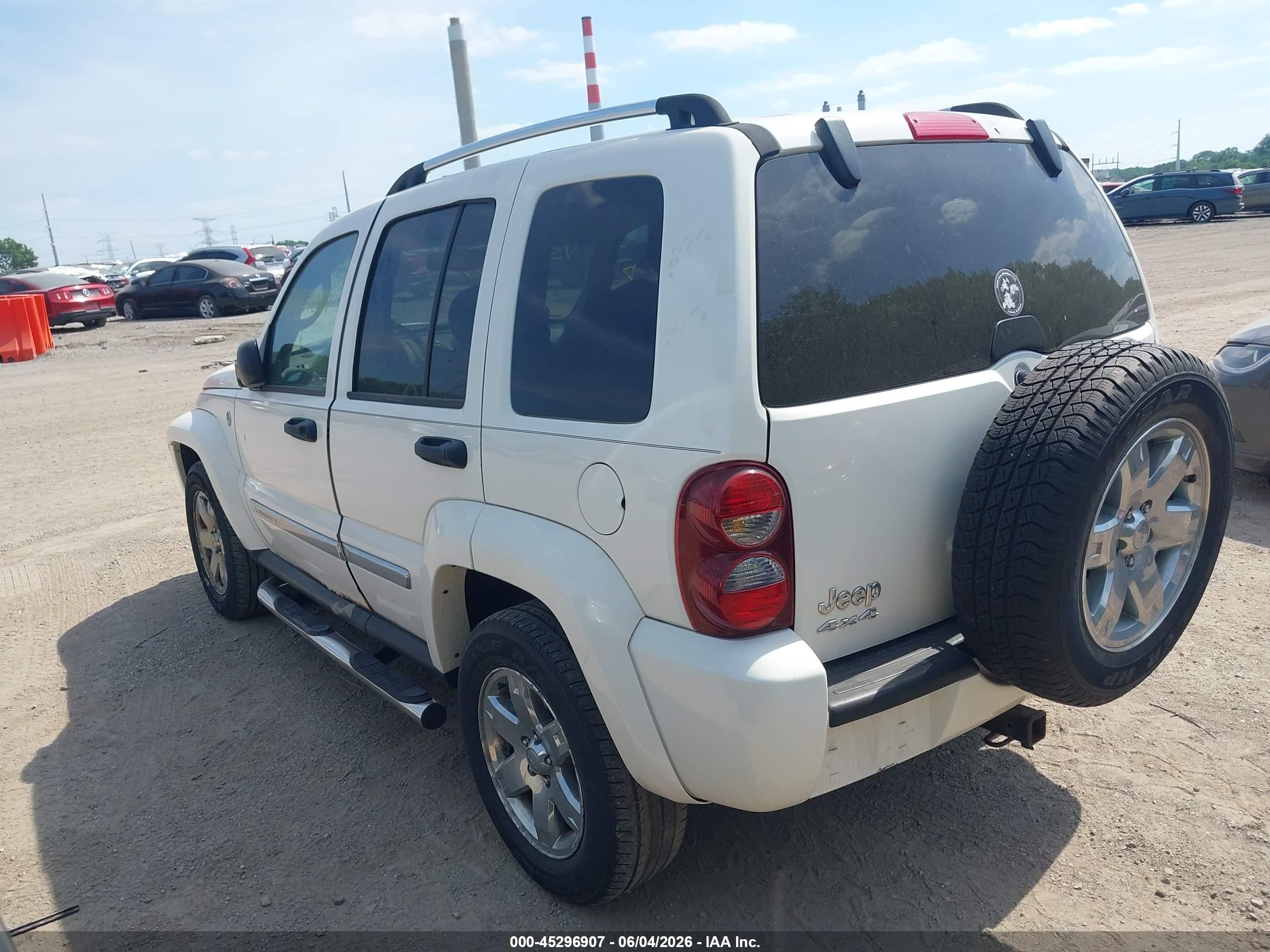 2006 Jeep Liberty Limited Edition White vin: 1J4GL58KX6W100566