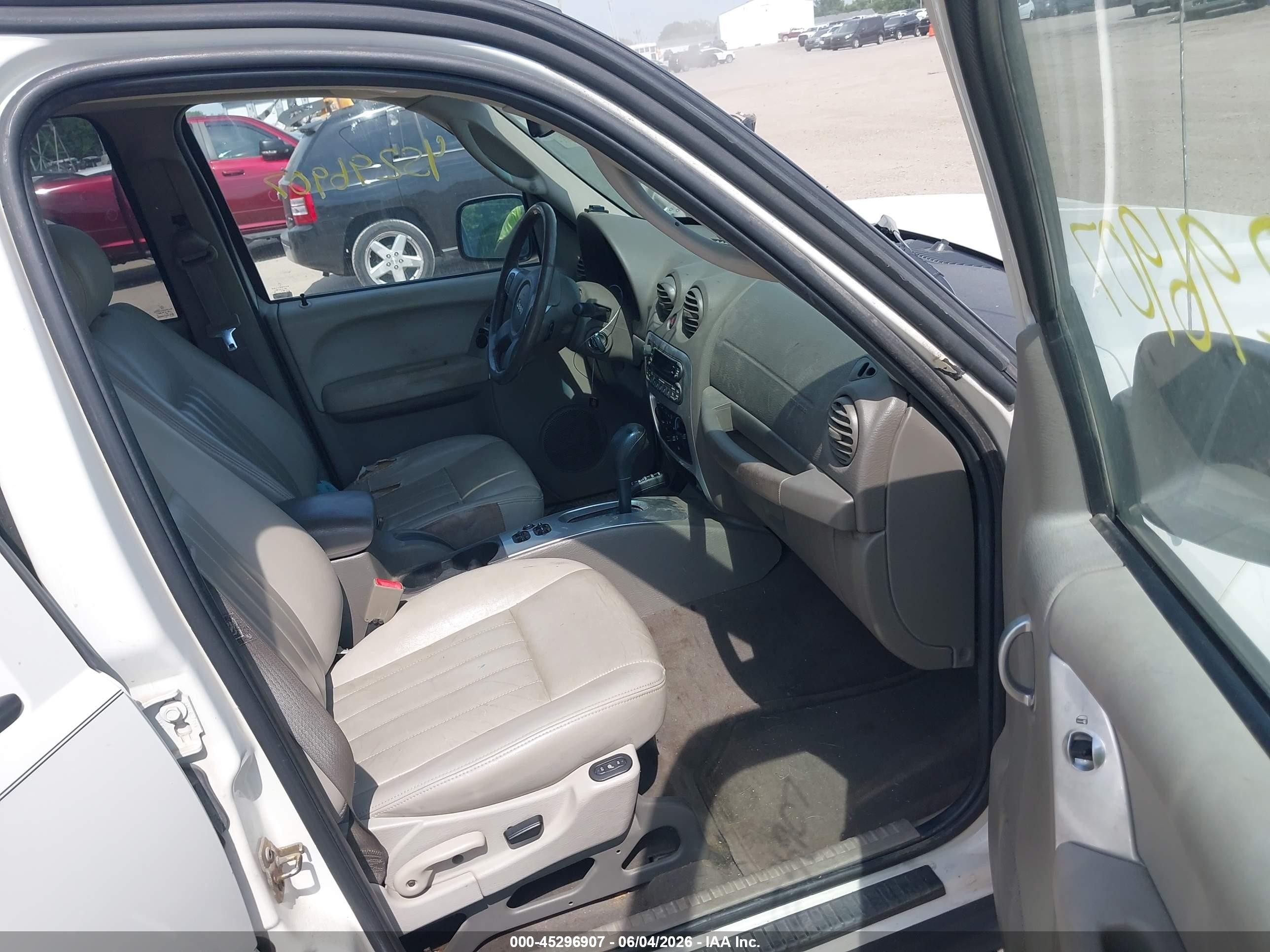 2006 Jeep Liberty Limited Edition White vin: 1J4GL58KX6W100566