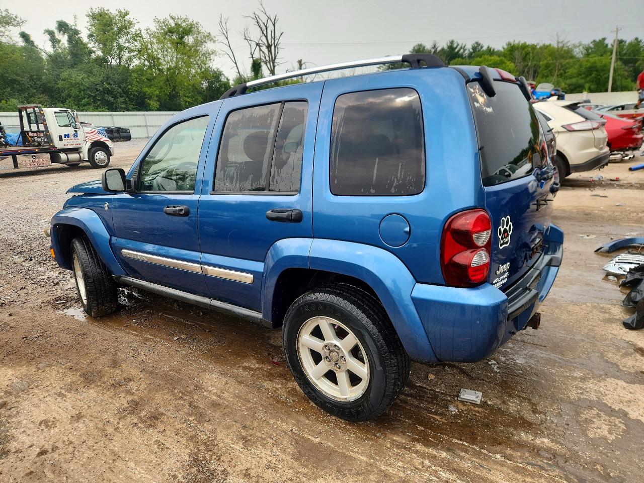 2006 Jeep Liberty Limited Blue vin: 1J4GL58KX6W238625