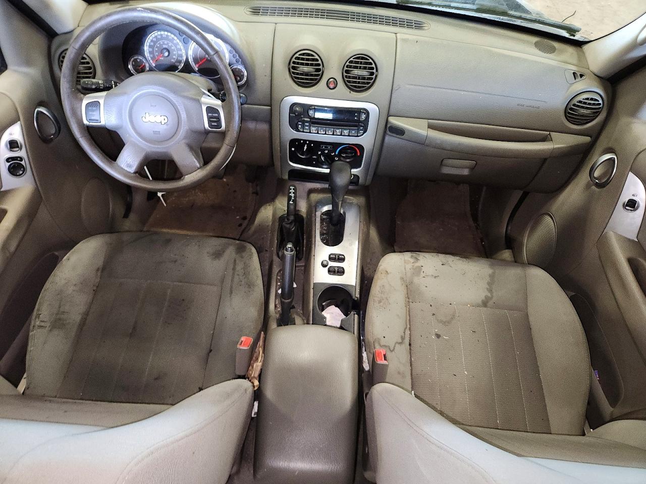 2007 Jeep Liberty Limited Зеленый vin: 1J4GL58KX7W593389