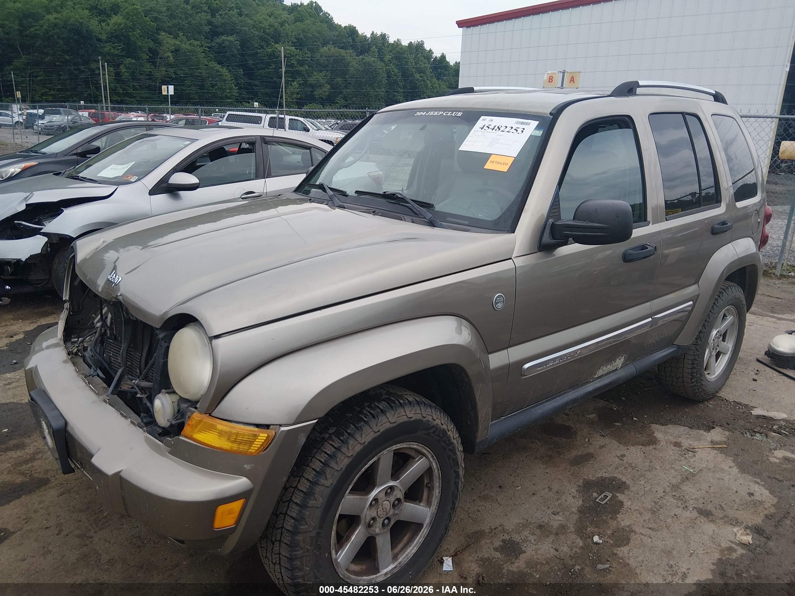 2007 Jeep Liberty Limited Edition Gold vin: 1J4GL58KX7W645880