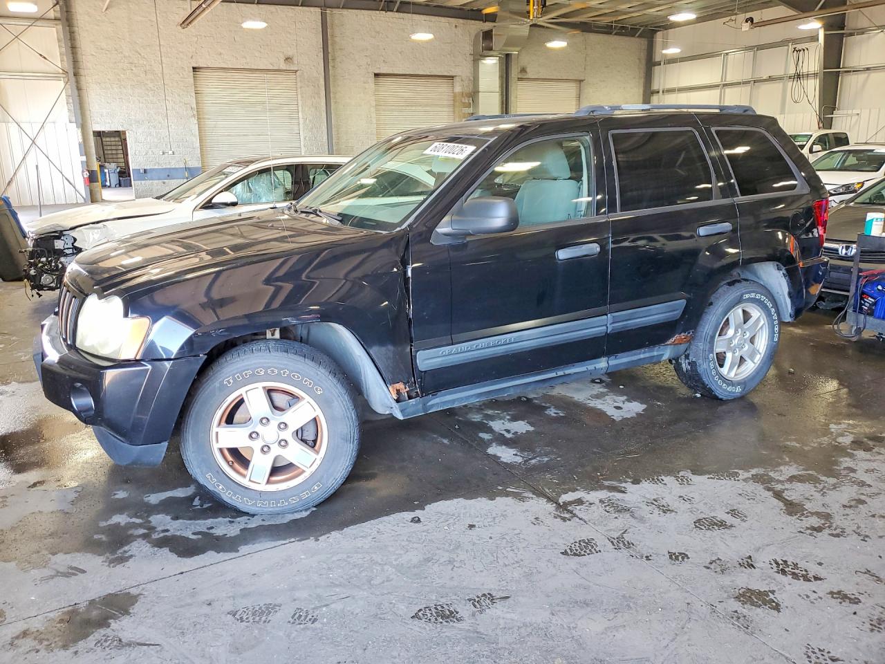 2005 Jeep Grand Cherokee Laredo Black vin: 1J4GR48K05C711487