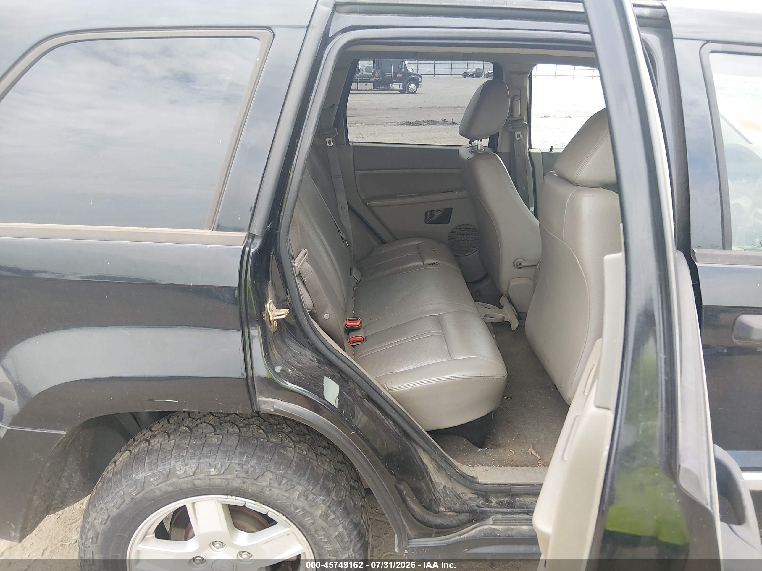 2006 Jeep Grand Cherokee Laredo Black vin: 1J4GR48K06C184049