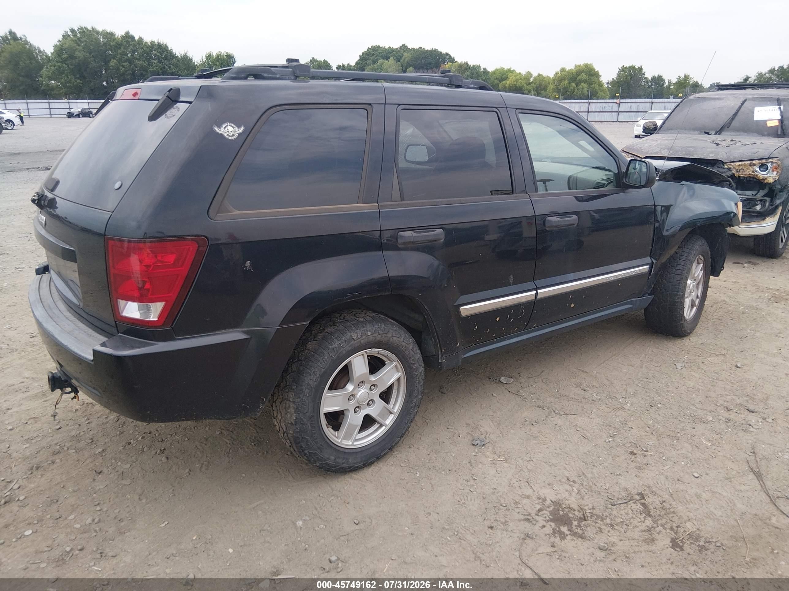 2006 Jeep Grand Cherokee Laredo Black vin: 1J4GR48K06C184049