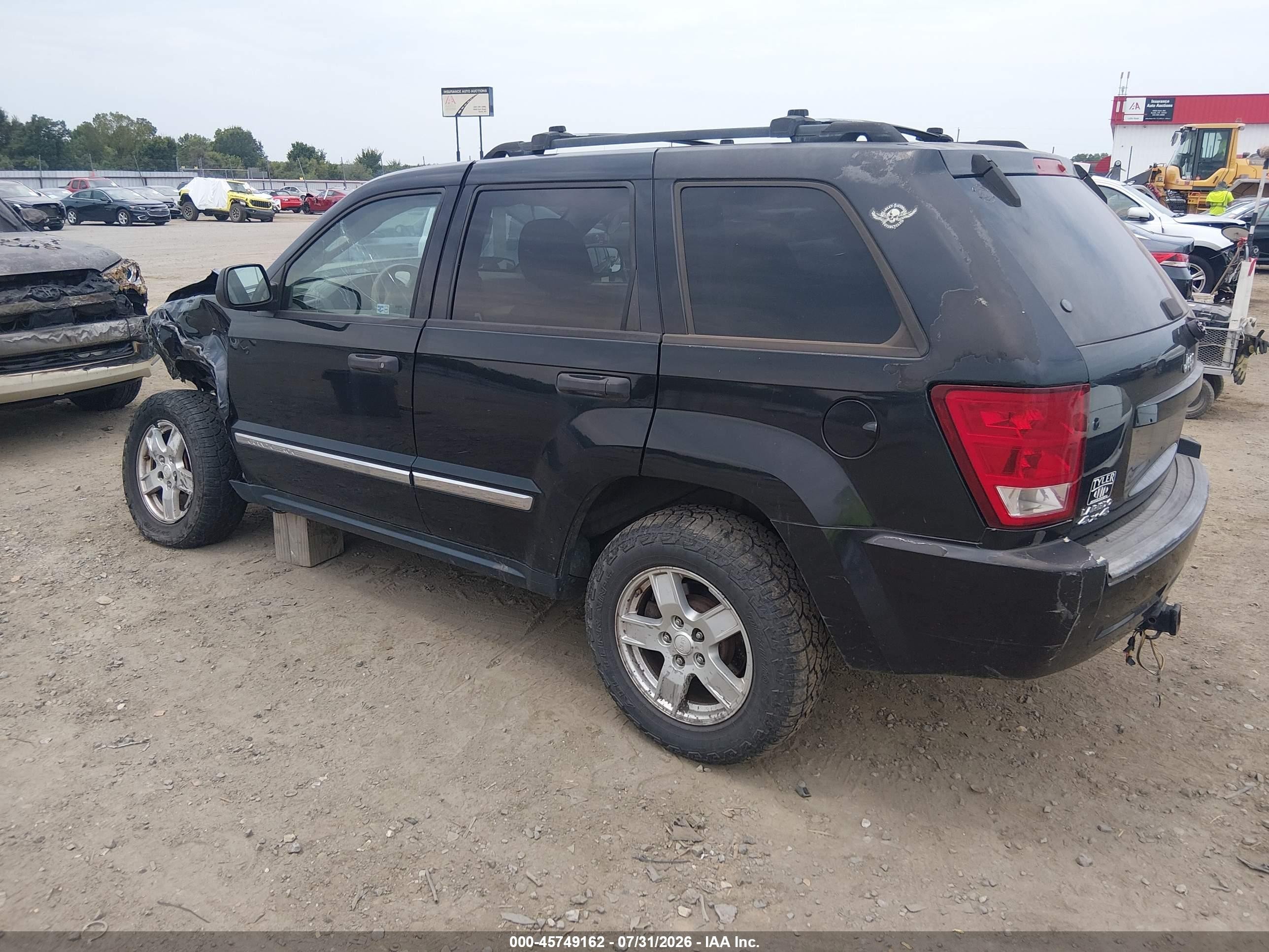 2006 Jeep Grand Cherokee Laredo Black vin: 1J4GR48K06C184049