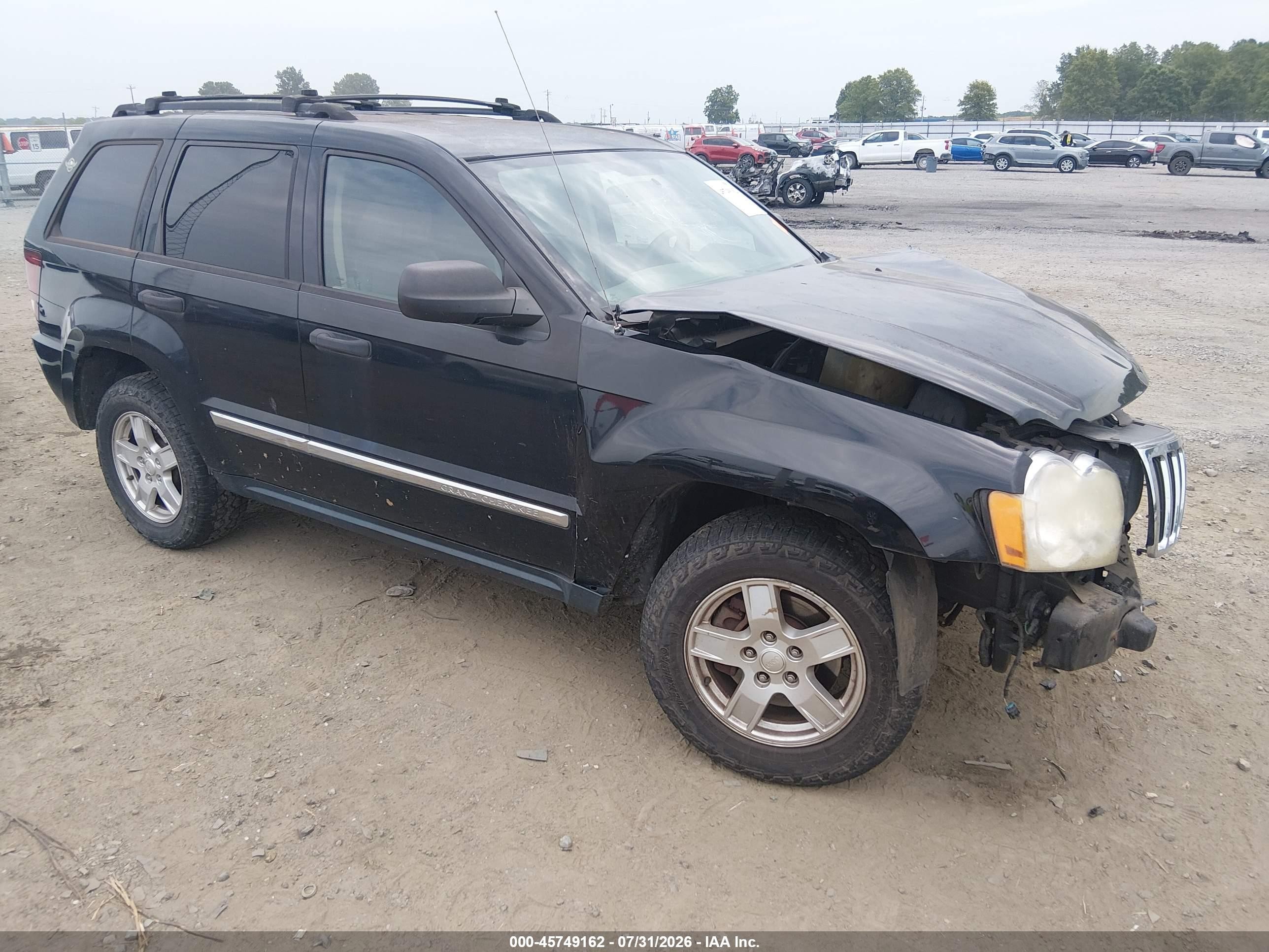 2006 Jeep Grand Cherokee Laredo Black vin: 1J4GR48K06C184049