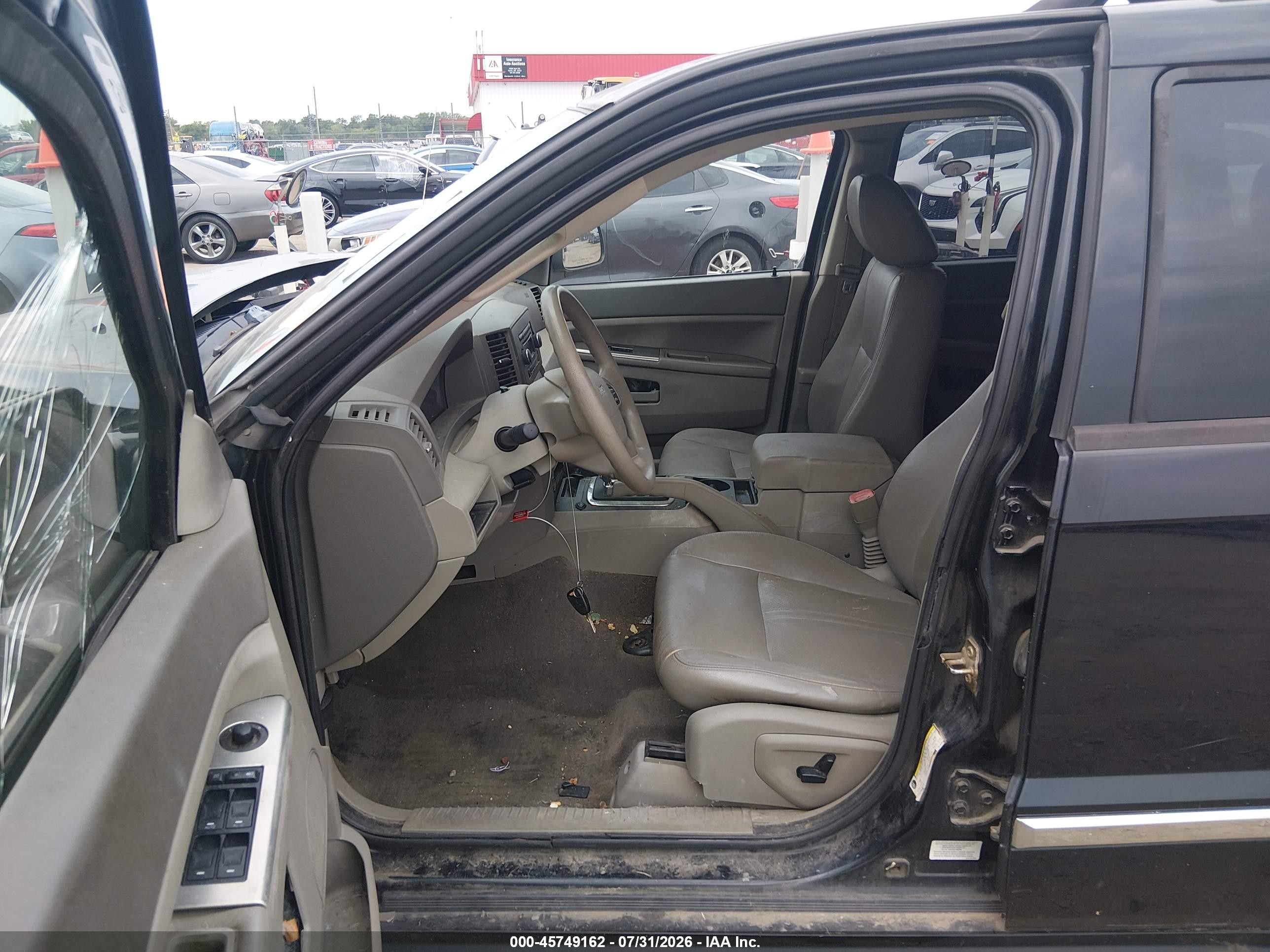 2006 Jeep Grand Cherokee Laredo Black vin: 1J4GR48K06C184049