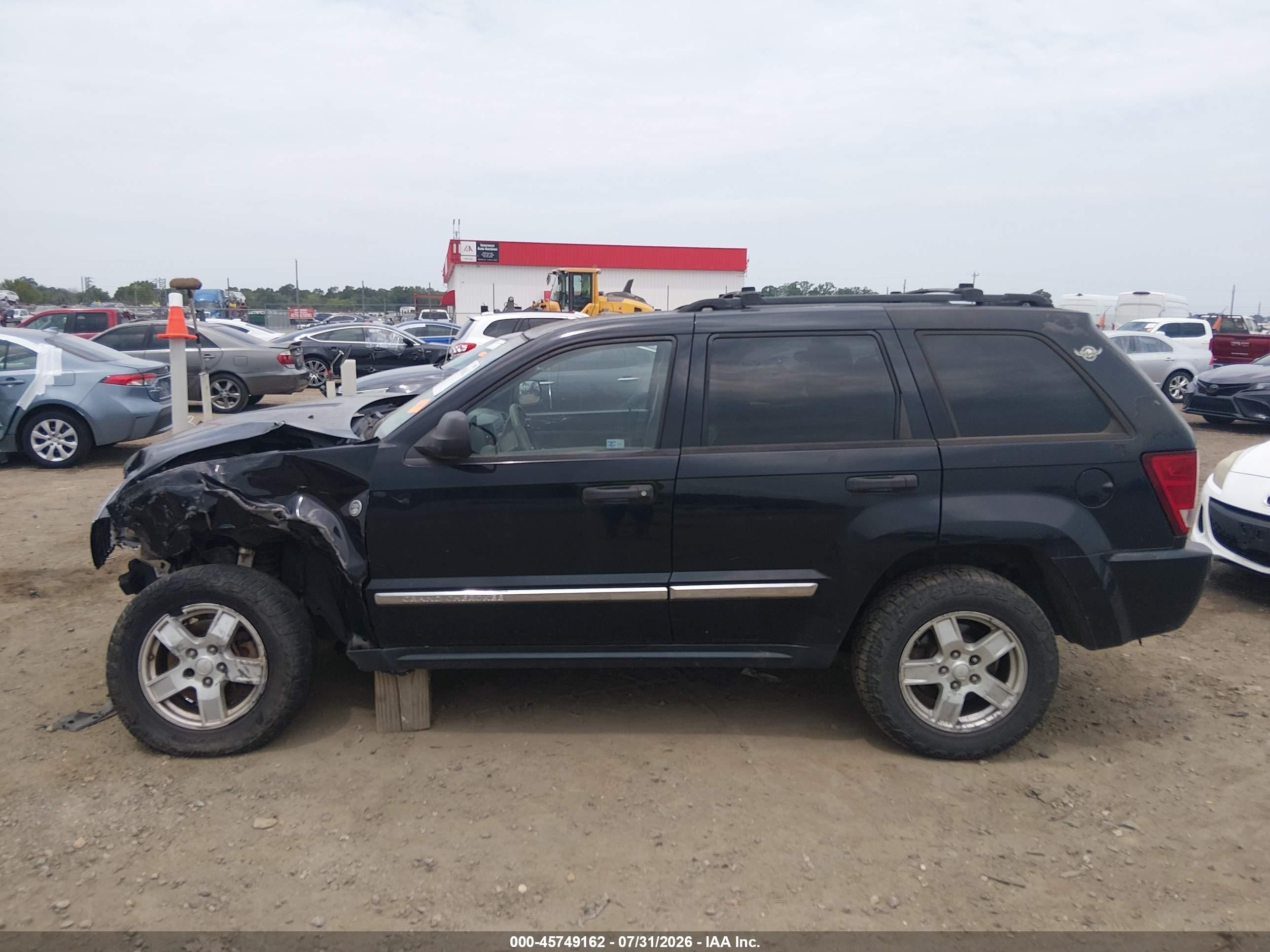 2006 Jeep Grand Cherokee Laredo Black vin: 1J4GR48K06C184049