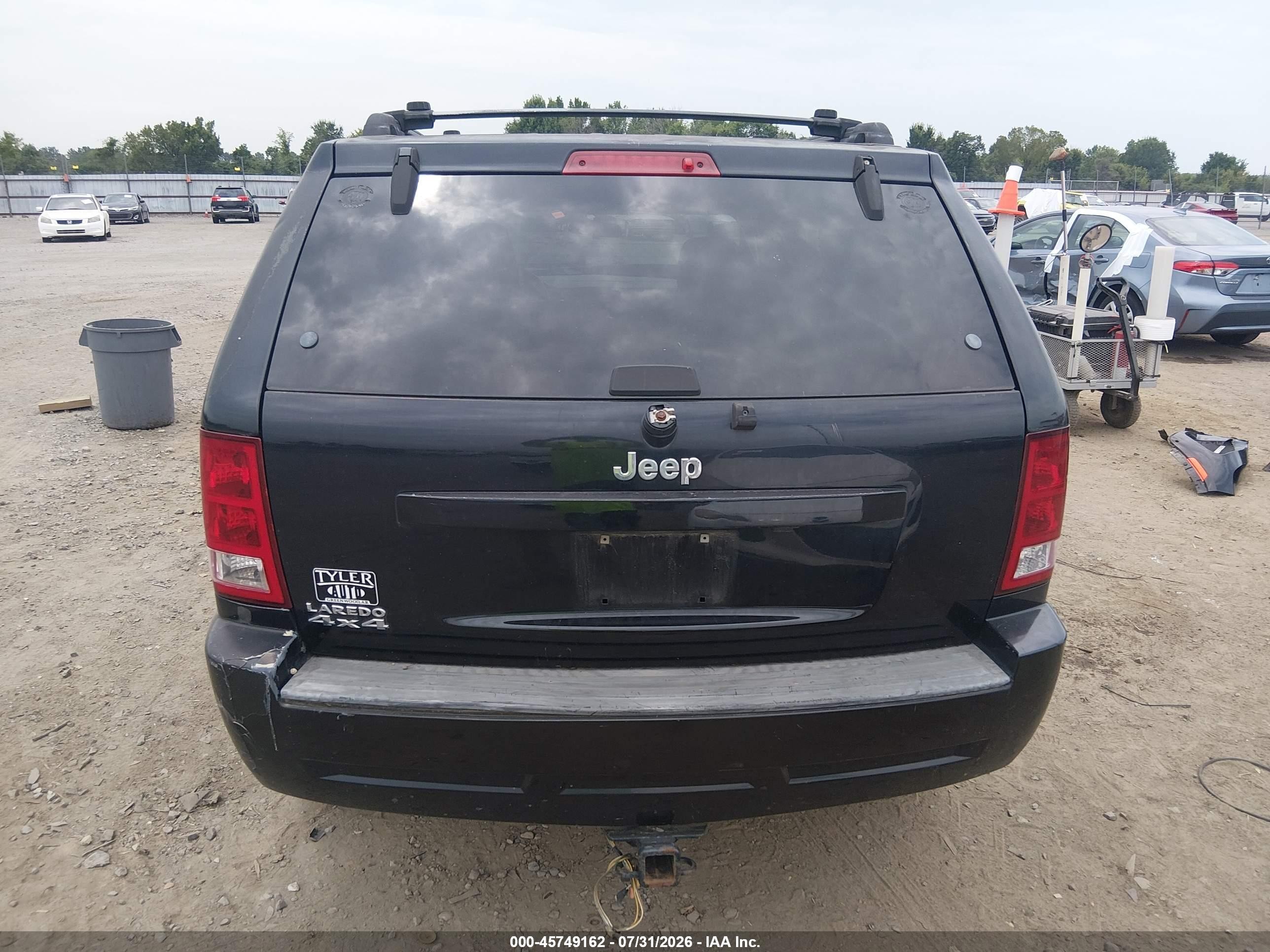 2006 Jeep Grand Cherokee Laredo Black vin: 1J4GR48K06C184049